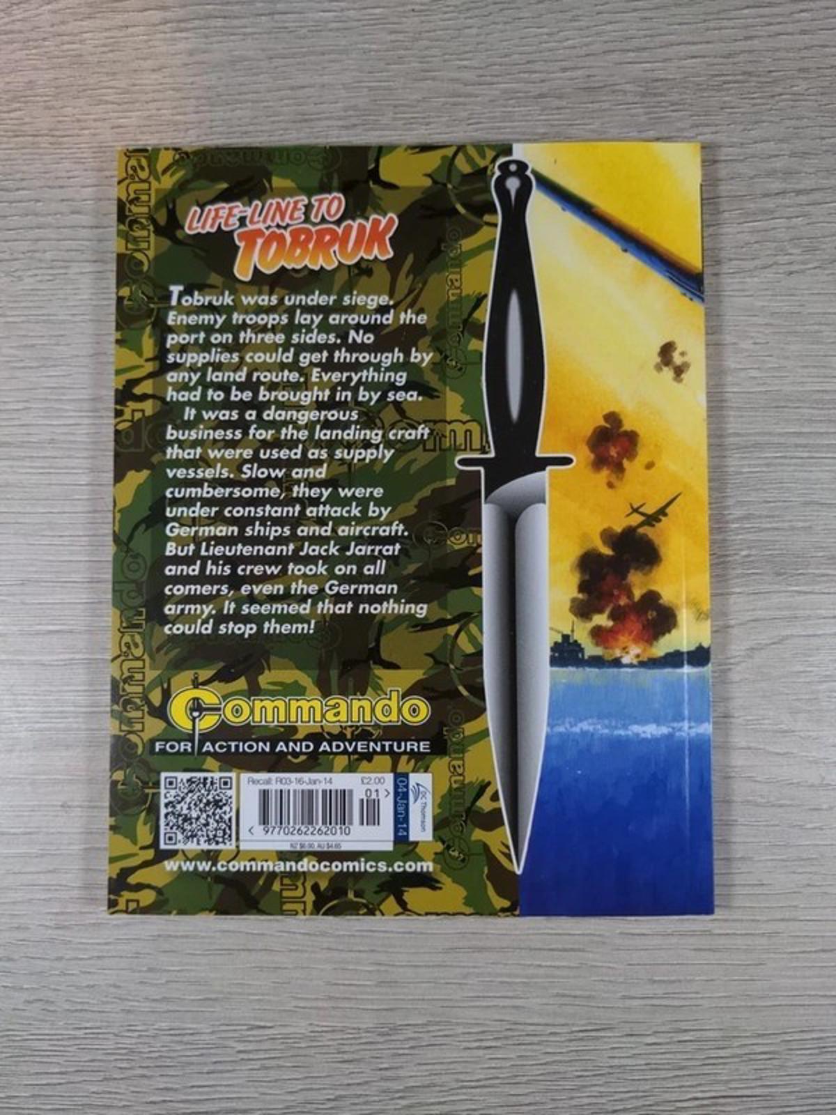 Commando Comic Issue Number 4669 Life Line To Tobruk - Retrorama UK