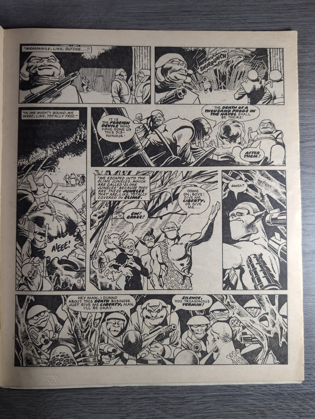 2000AD Prog 358 Featuring Judge Dredd Comic 3rd March 1984 Vintage Retro Comic