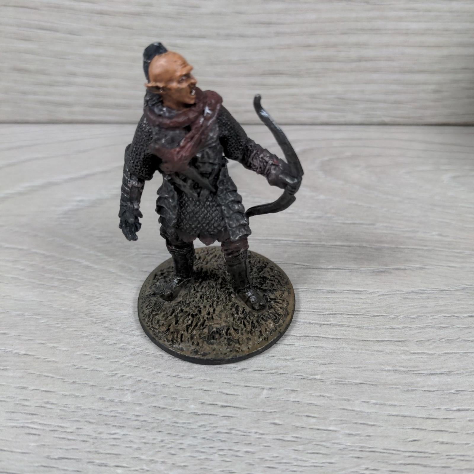 Eaglemoss Orc Archer Lord of the Rings Collectors Models Metal Figure NPL 2005 - Retrorama UK