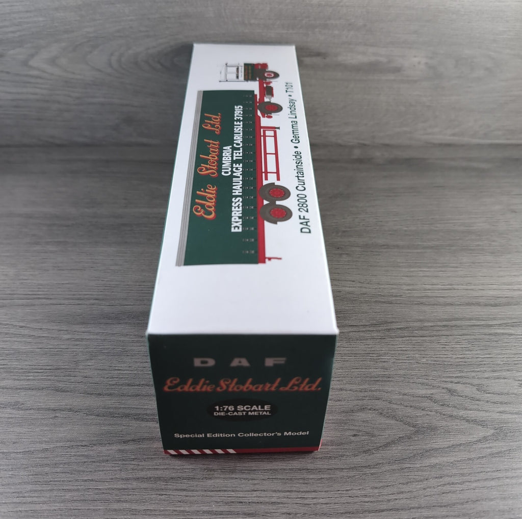 Atlas Editions Eddie Stobart Daf 2800 Curtainside Gemma Lindsay T101 1:76 Scale