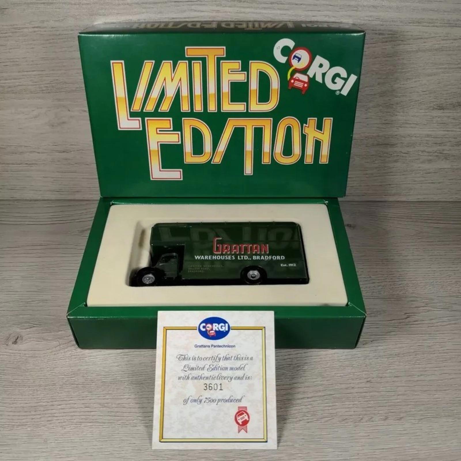 Corgi Limited Edition Gratton Warehouses Luton Van 1:50 Scale Diecast Model 9708
