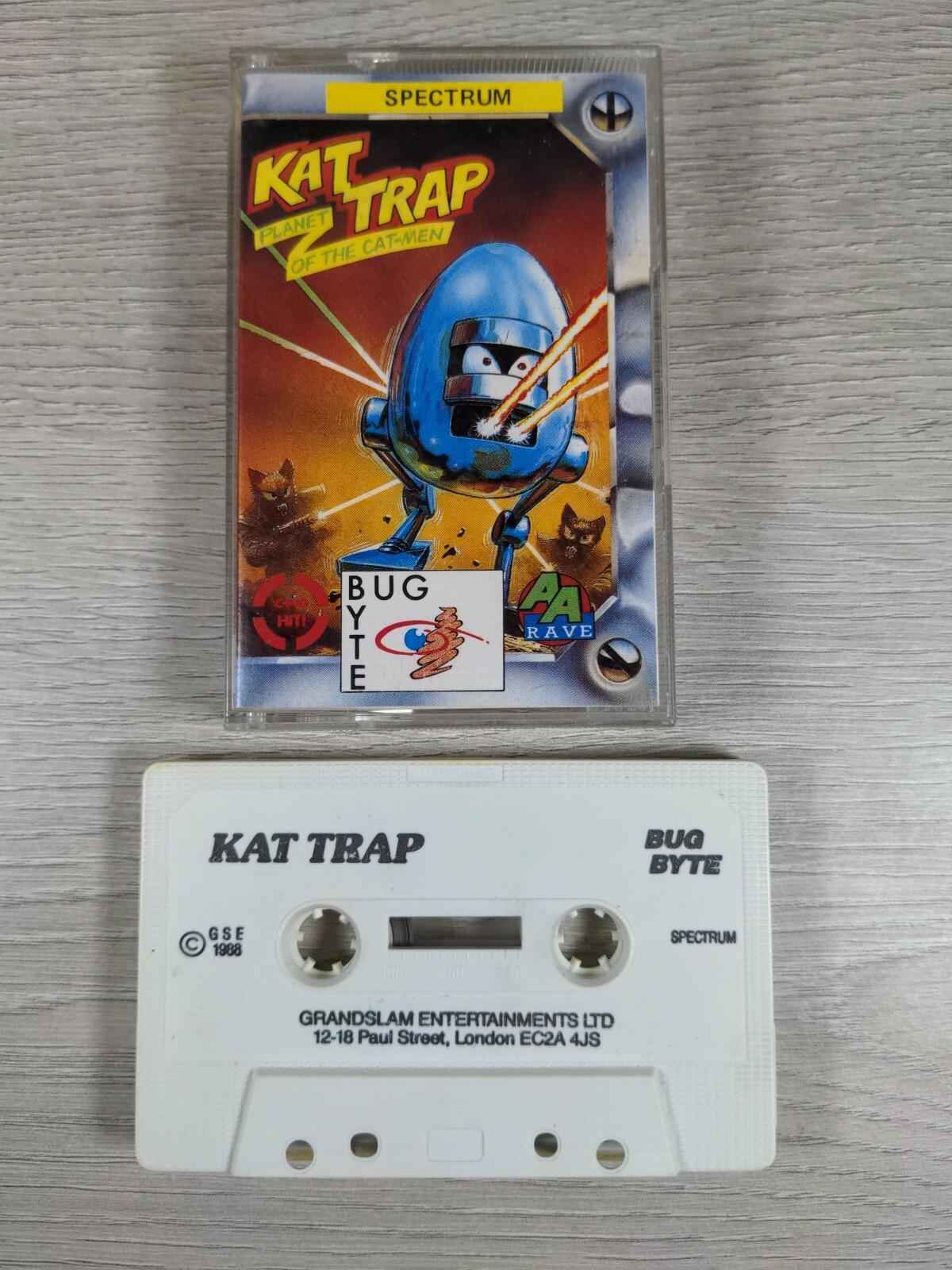 Kat Trap Planet Of The Cat Men ZX Spectrum  Video Game Cassette Tested & Working - Retrorama UK