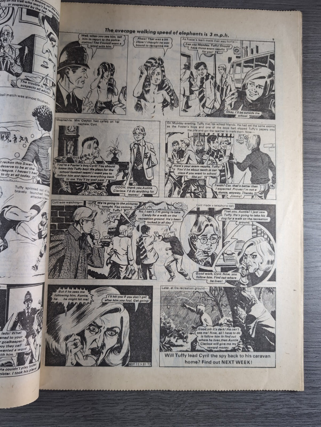 Buddy Comic Issue No 31 12th September 1981 Vintage Retro Comic
