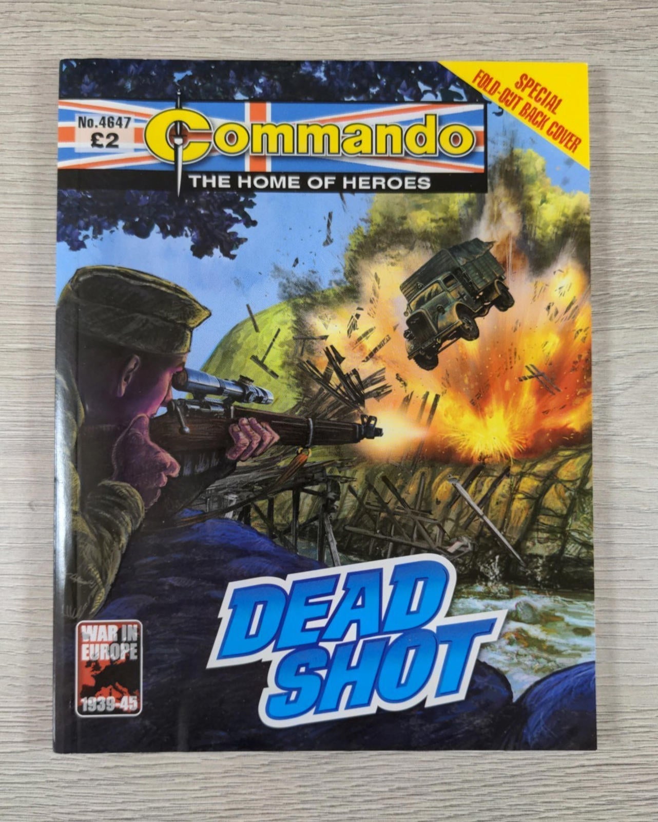 Commando Comic Issue Number 4647 Dead Shot - Vintage Comic