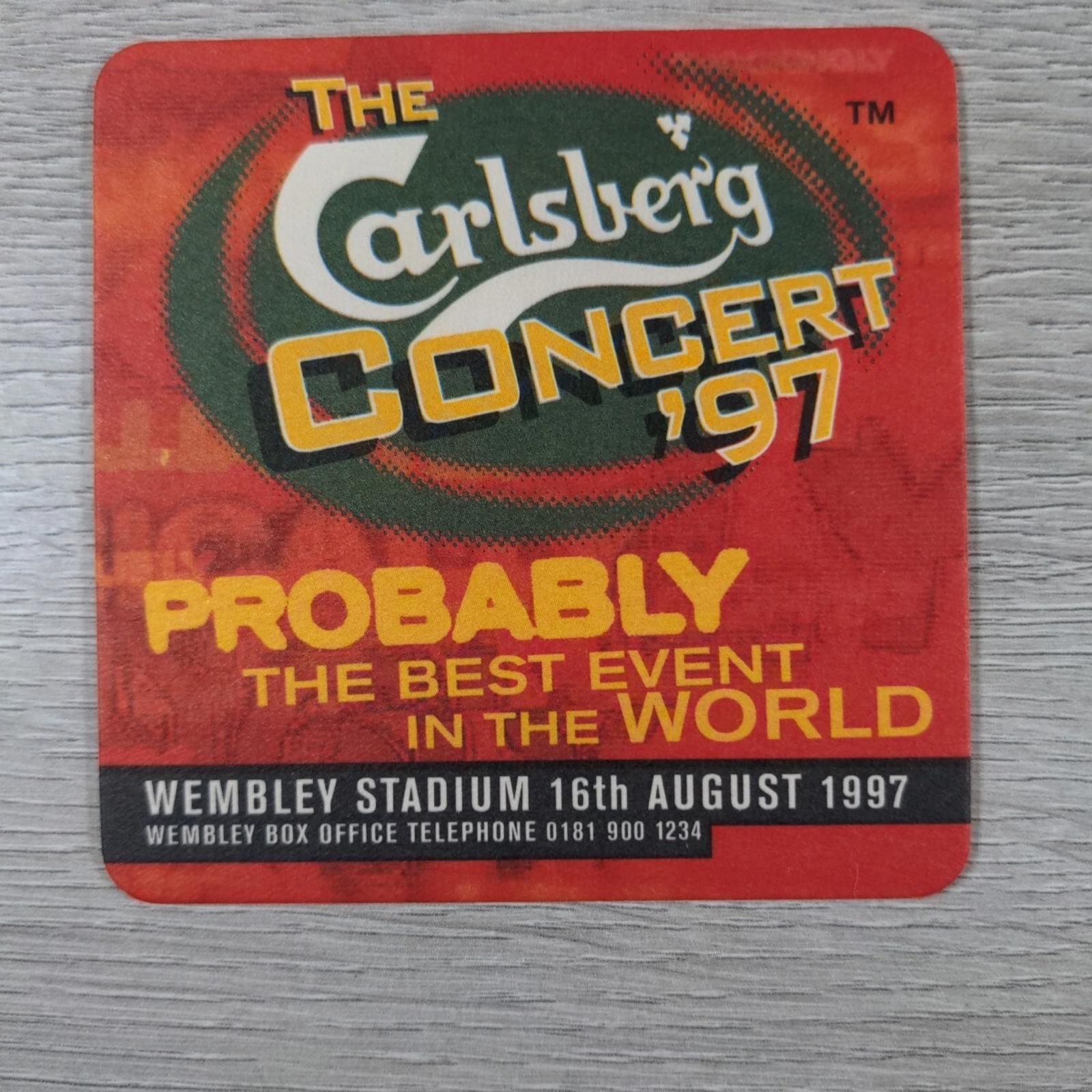 Carlsberg 4 x Vintage Beer Mats Pub Bar Coaster Breweriana - Retrorama UK