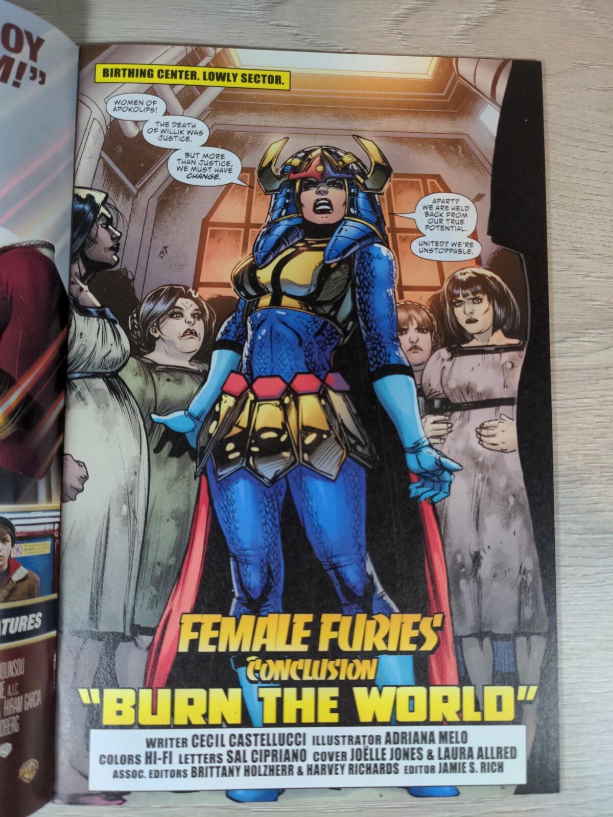 DC Universe - Female Furies Comic issue No 6 - Darkseid Defeated - 2019