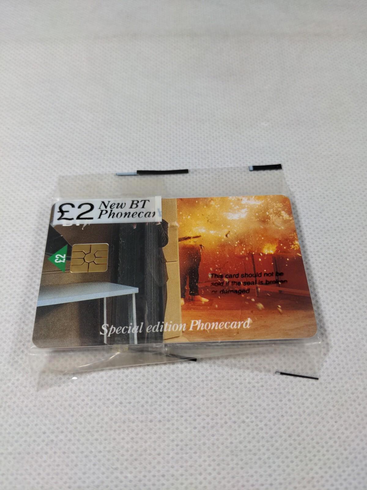 BT Phone Card  Special Edition Unused Vintage £2 Chip Phonecard Unopened Sealed
