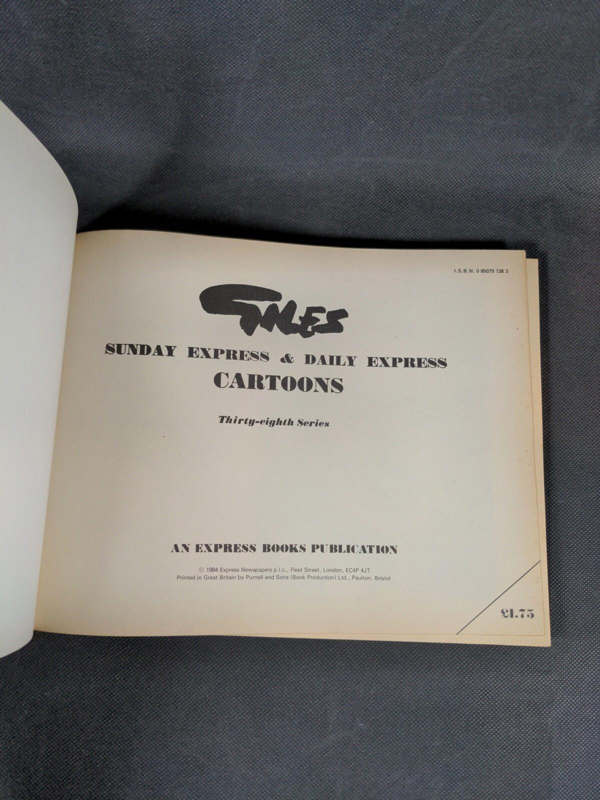 Giles Annual - 1984 - Thirty Eighth Series - Cartoon Book - Unclipped - Retrorama UK