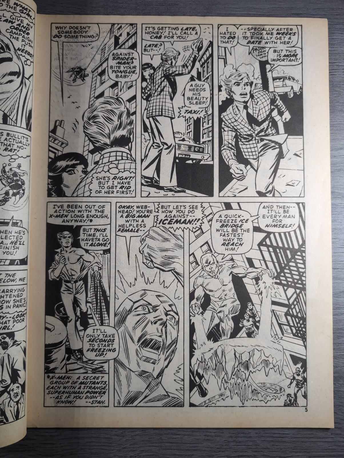 Spider-Man Comics Weekly No 121 Marvel Comics UK 7th June 1975 Vintage Comic