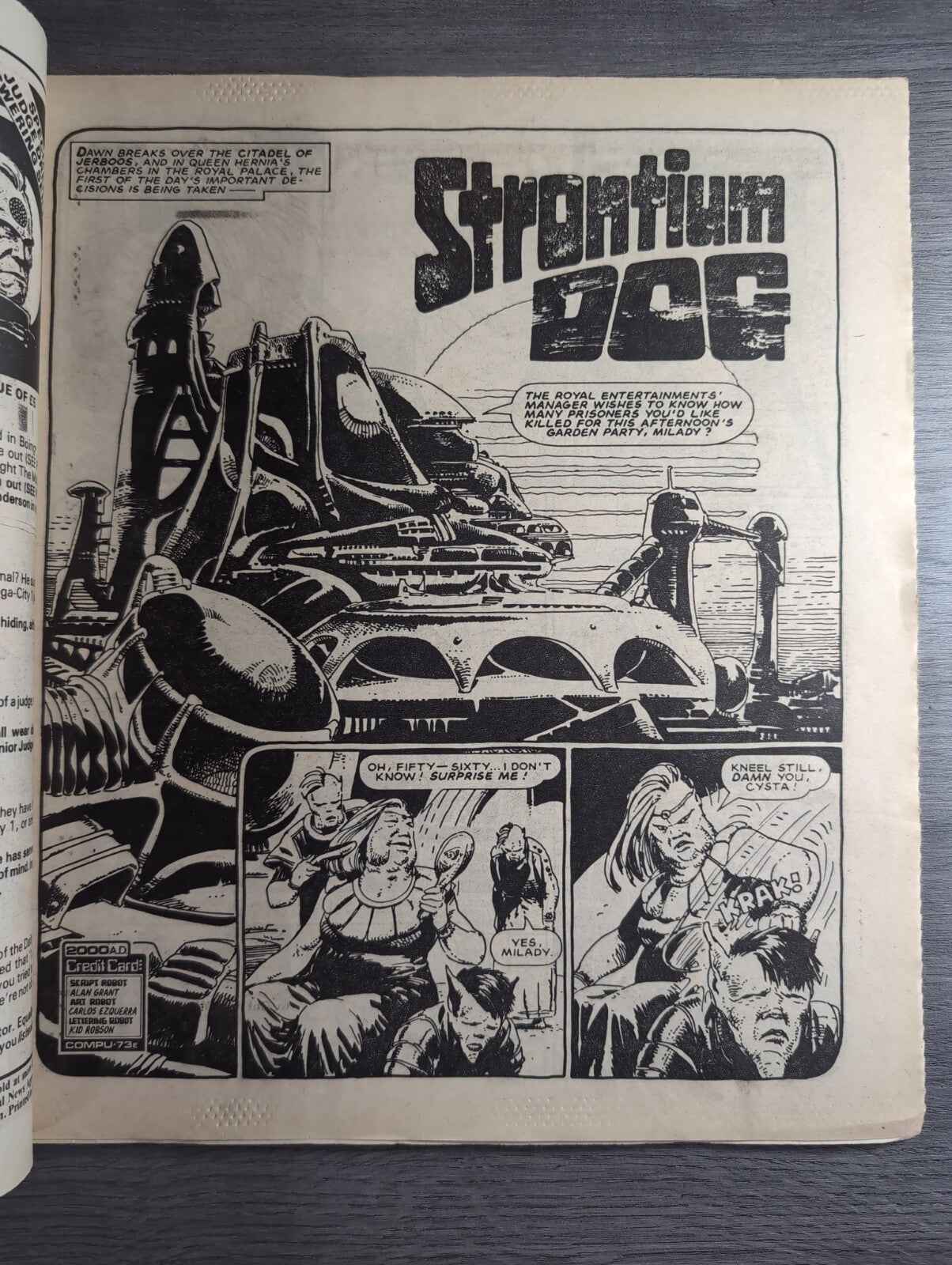 2000AD Prog 431 Featuring Judge Dread Comic 17th Aug 1985 Vintage Retro Comic