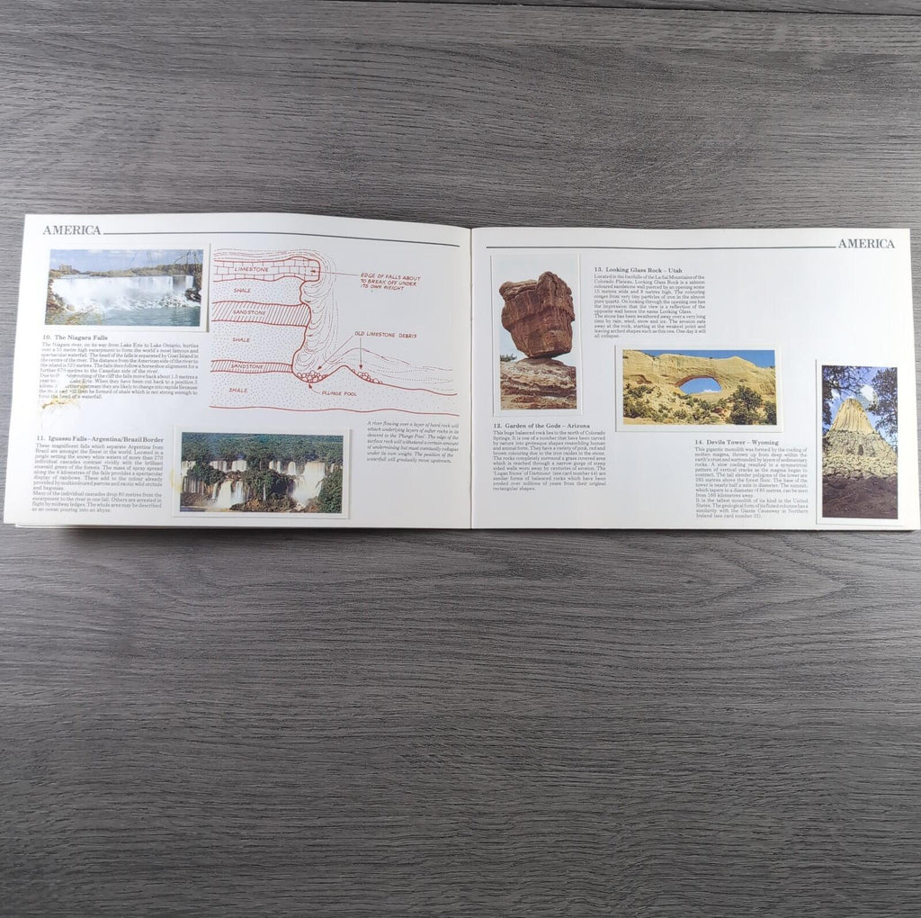 Brooke Bond Tea Picture Cards Album Features Of The World Complete Set