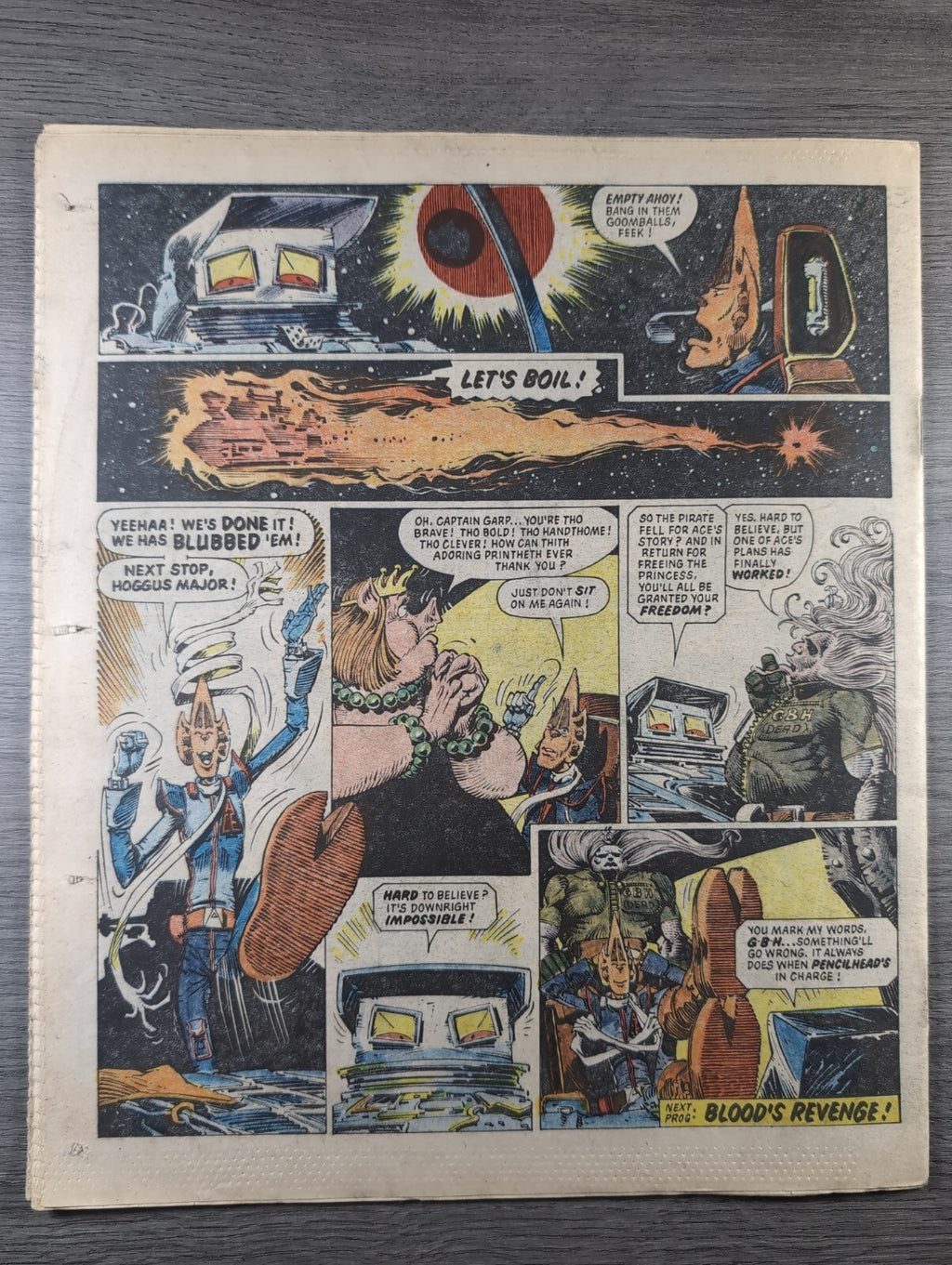 2000AD Prog 385 Featuring Judge Dredd Comic 29th Sept 1984 Vintage Retro Comic