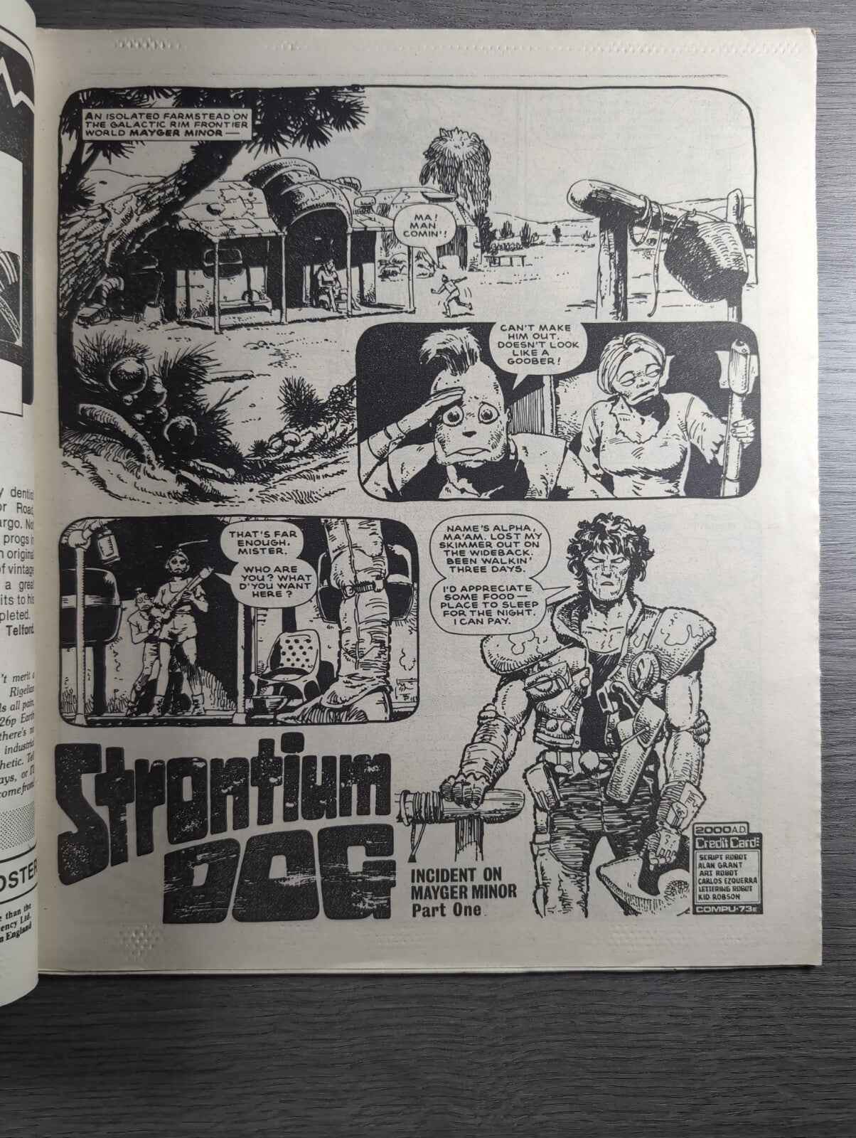 2000AD Prog 490 Featuring Judge Dread Comic 4th Oct 1986 Vintage Retro Comic