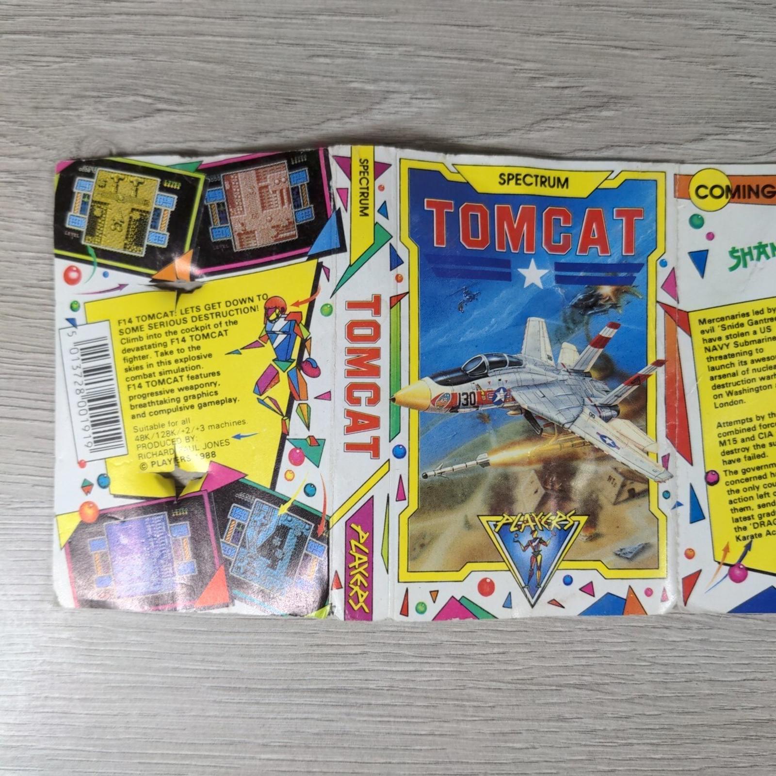 Tomcat ZX Spectrum 48K 128K Game Cassette Tested & Working