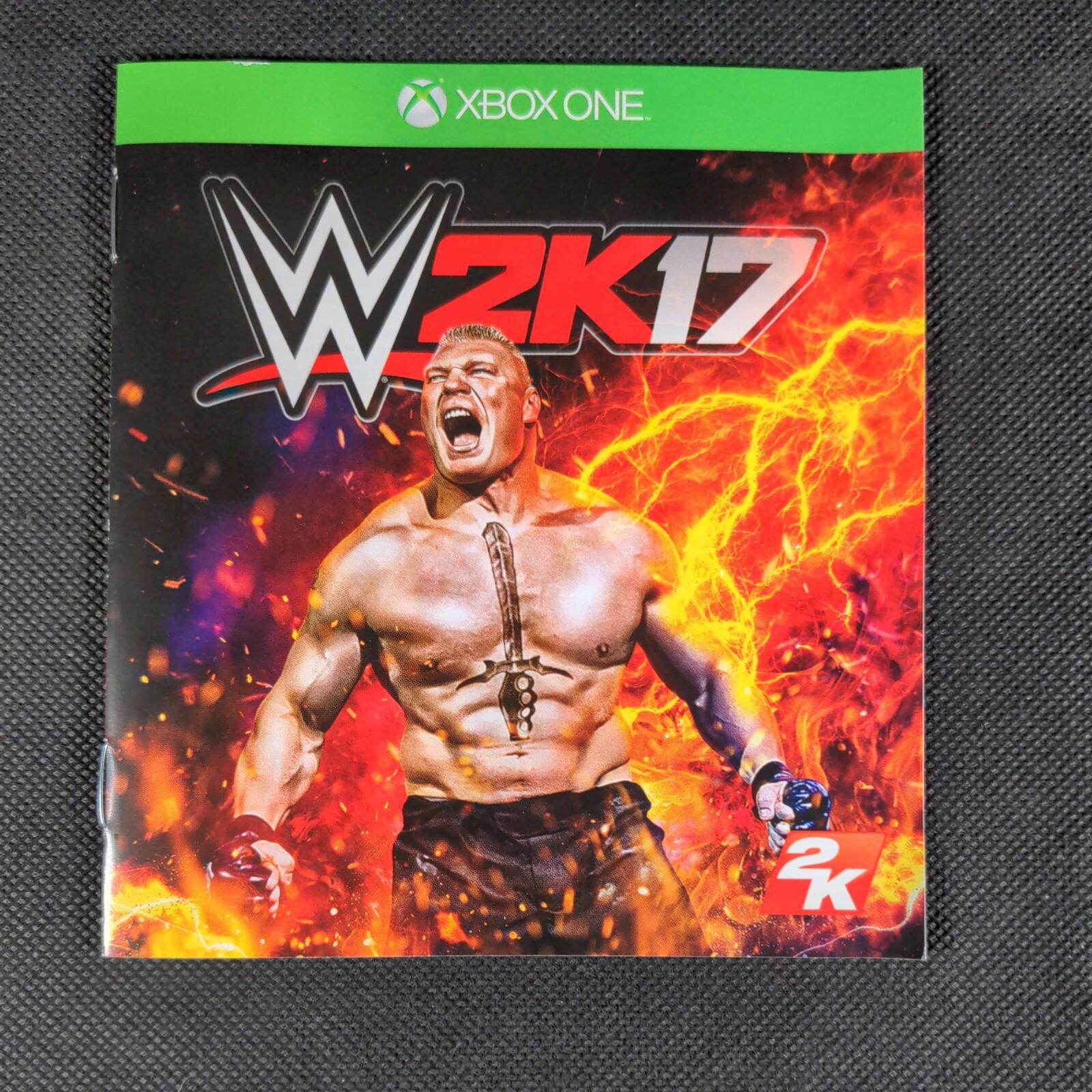 WWE 2K17 Xbox One Game Age 16+ Manual Included