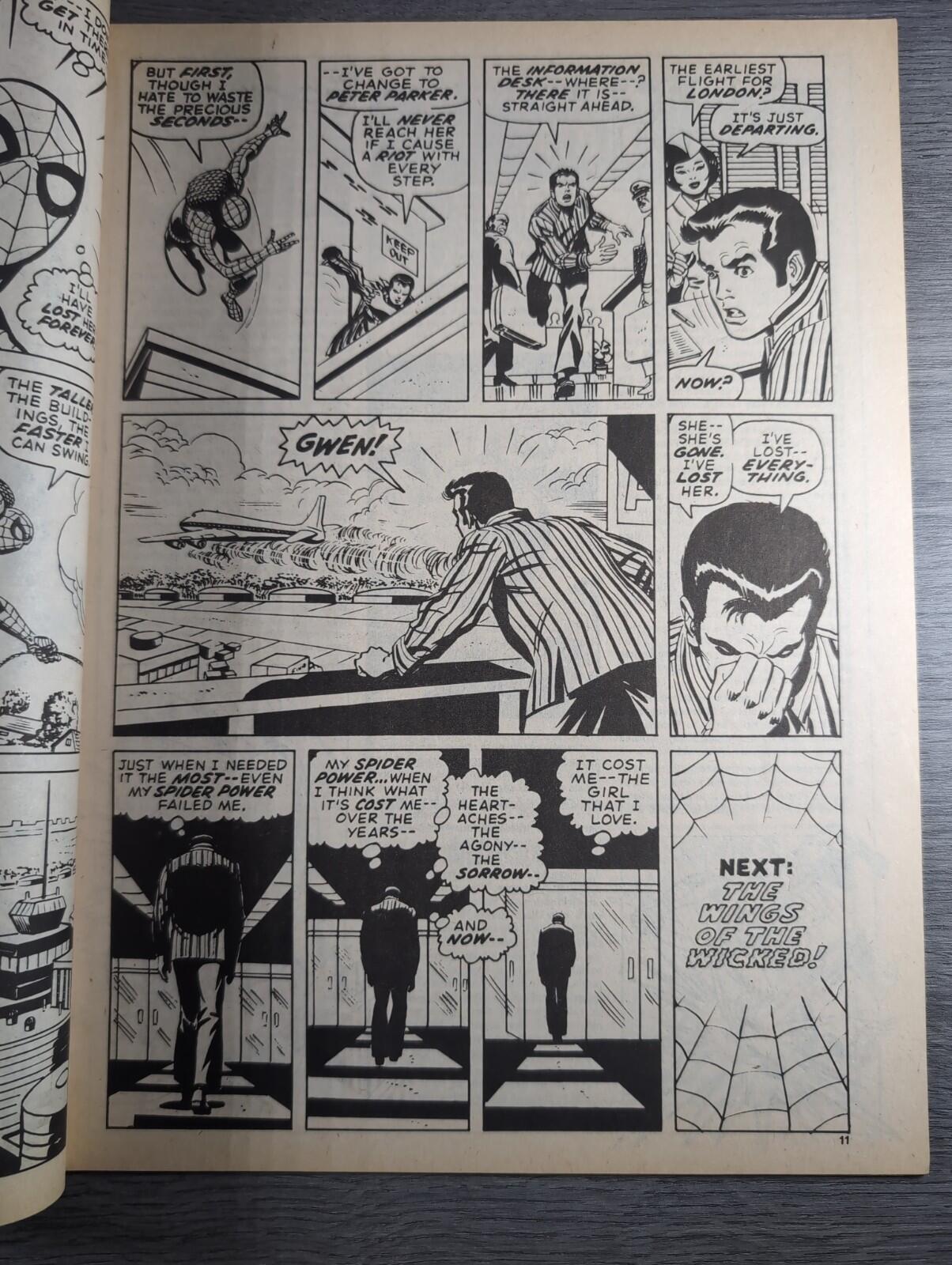 Spider-Man Comics Weekly No 124 Marvel Comics UK 28th June 1975 Vintage Comic