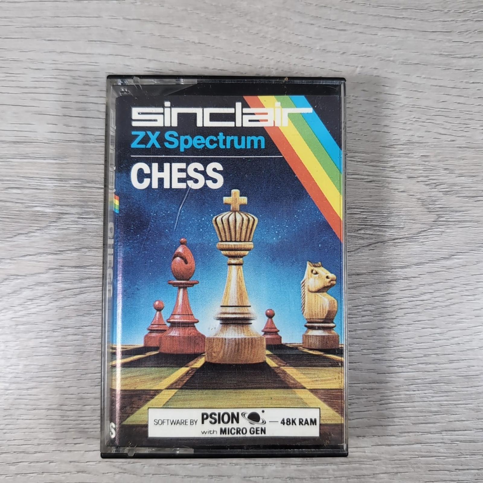 Chess ZX Spectrum 48K Game Cassette Psion Tested & Working