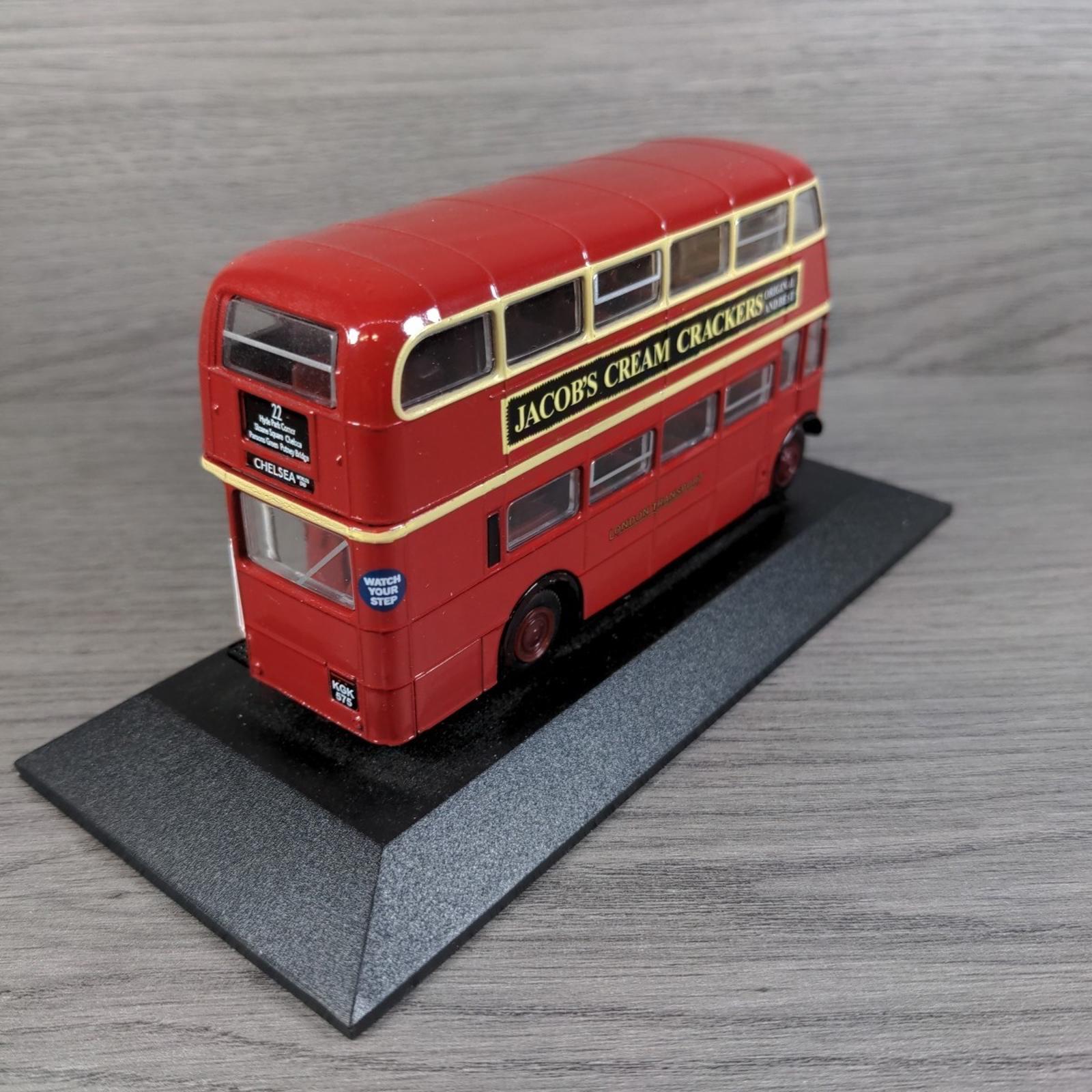 Atlas Editions London Transport RTW Double Decker Bus 1:76 Scale Die-Cast Model