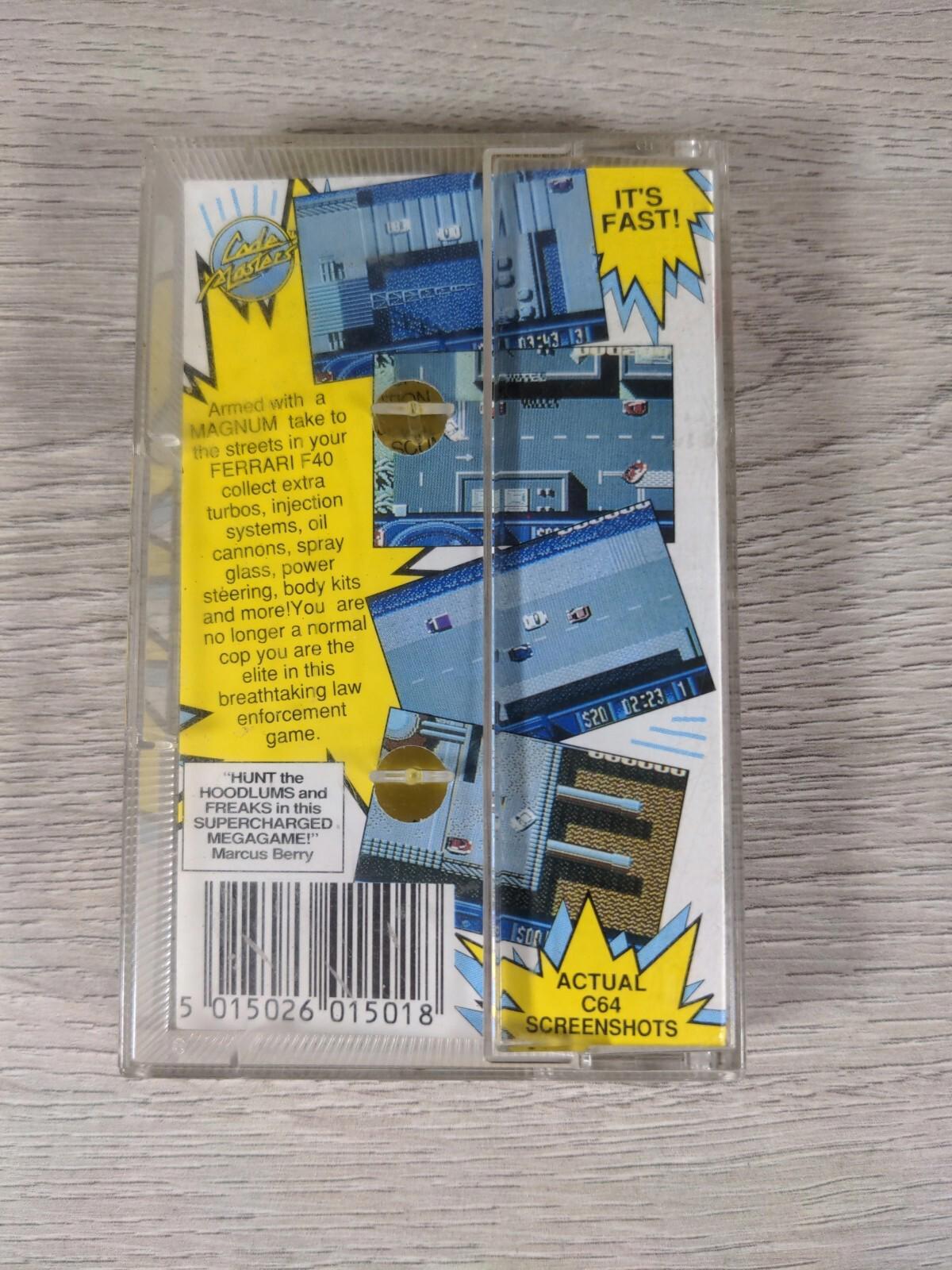 Miami Chase Commodore 64 C64 Video Game Cassette Code Masters Tested & Working