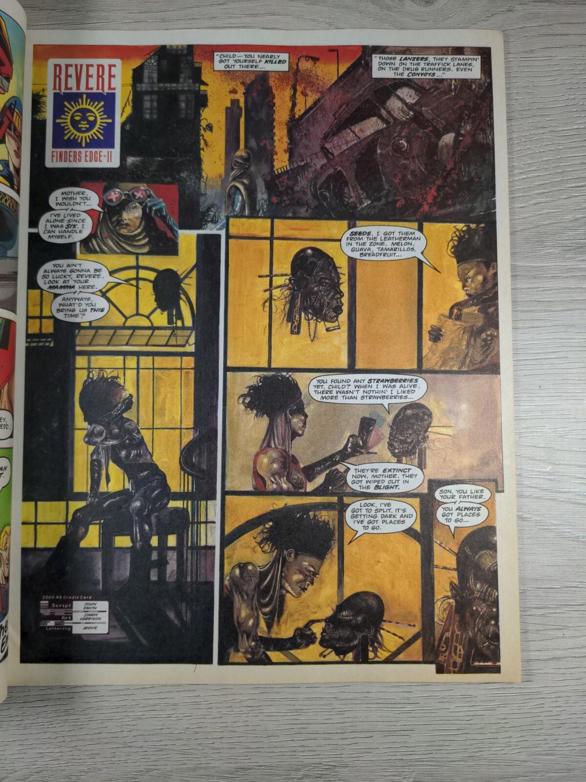 2000AD Featuring Judge Dredd Prog 745 August 1991 Vintage Comic - Retrorama UK