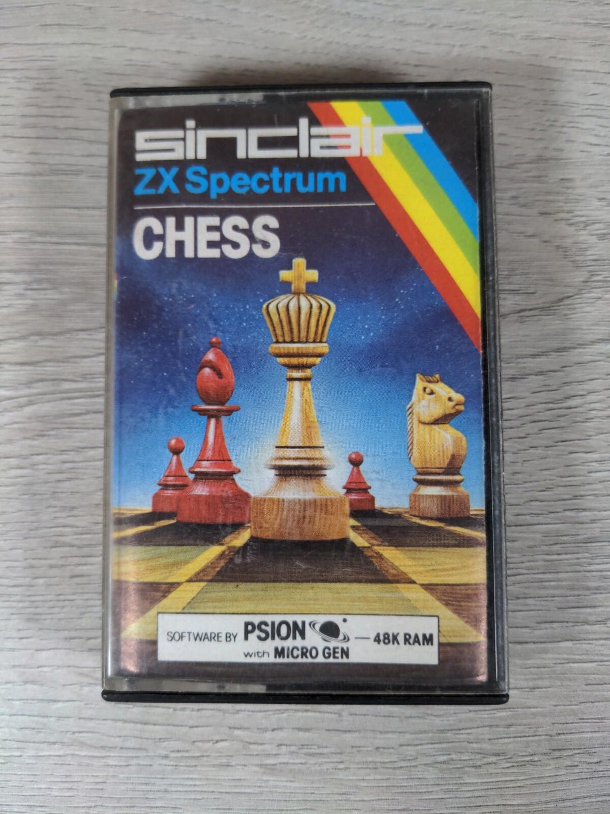 Chess ZX Spectrum 48K Video Game Cassette Tested & Working