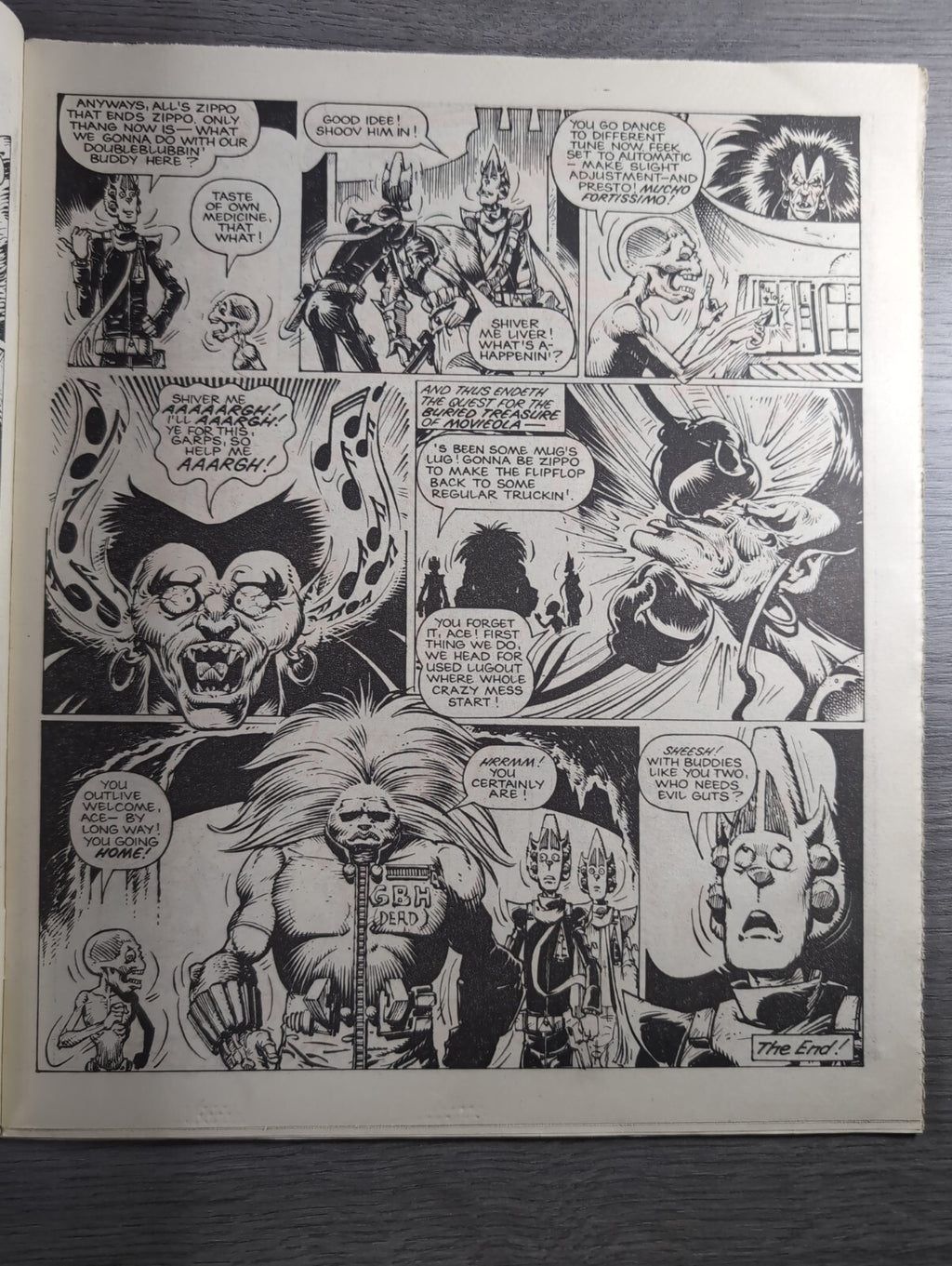 2000AD Prog 498 Featuring Judge Dread Comic 29th Nov 1986 Vintage Retro Comic