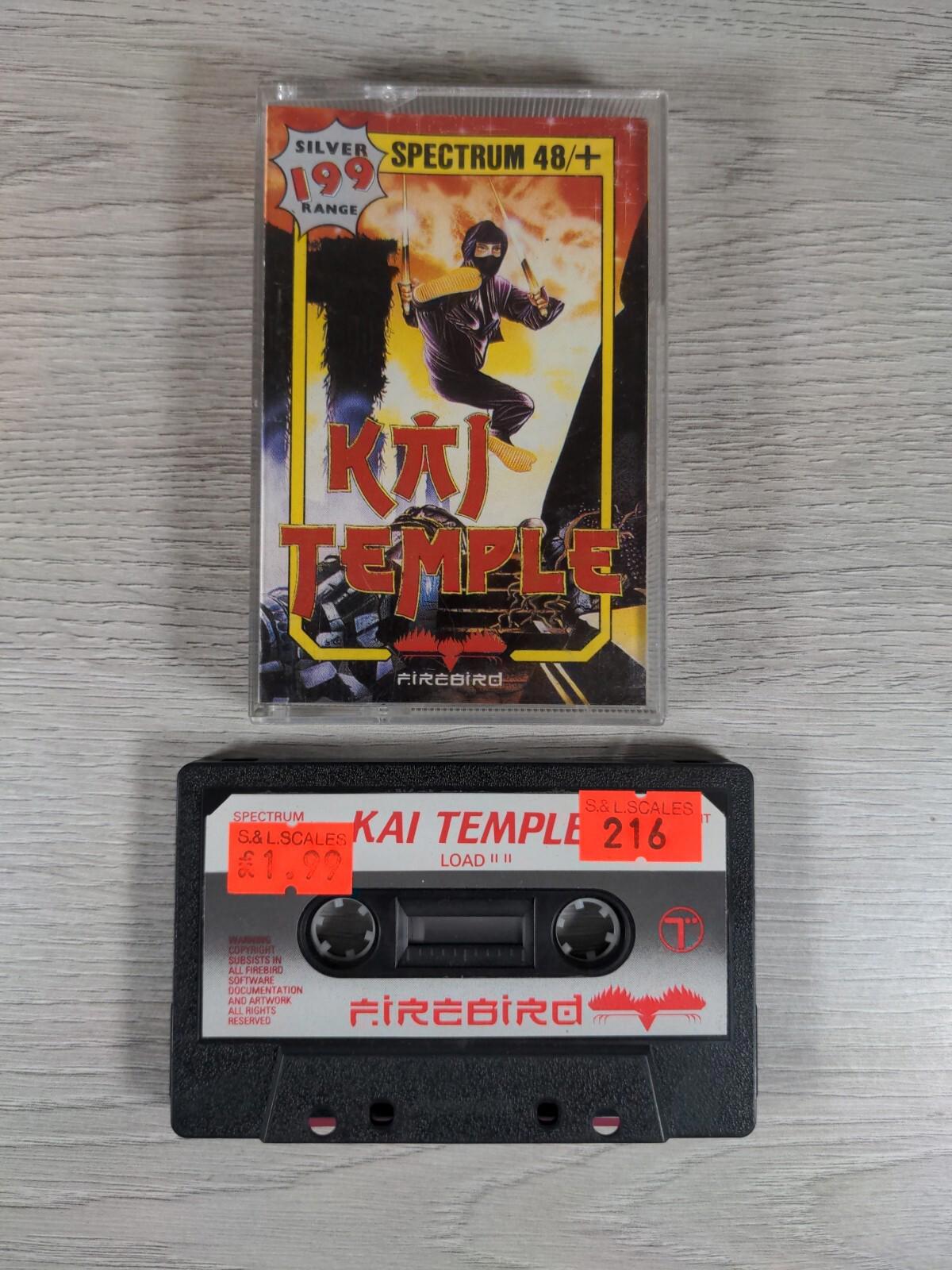 Kai Temple ZX Spectrum 48K 128K Game Cassette Tested & Working - Retrorama UK