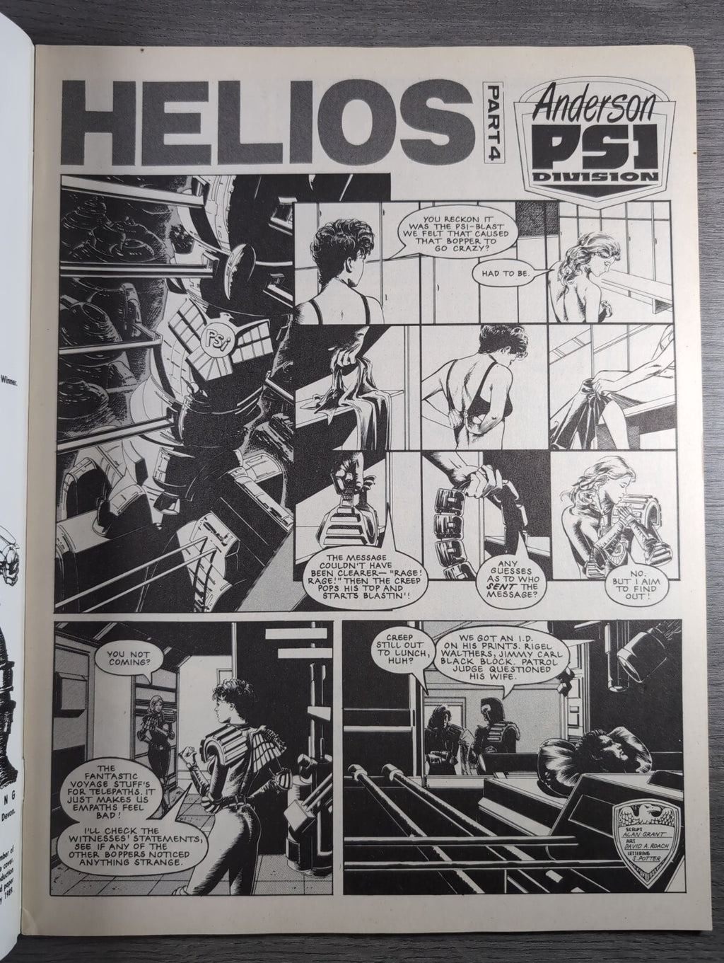 2000AD Prog 617 Featuring Judge Dread Comic 11th March 1989 Vintage Retro Comic