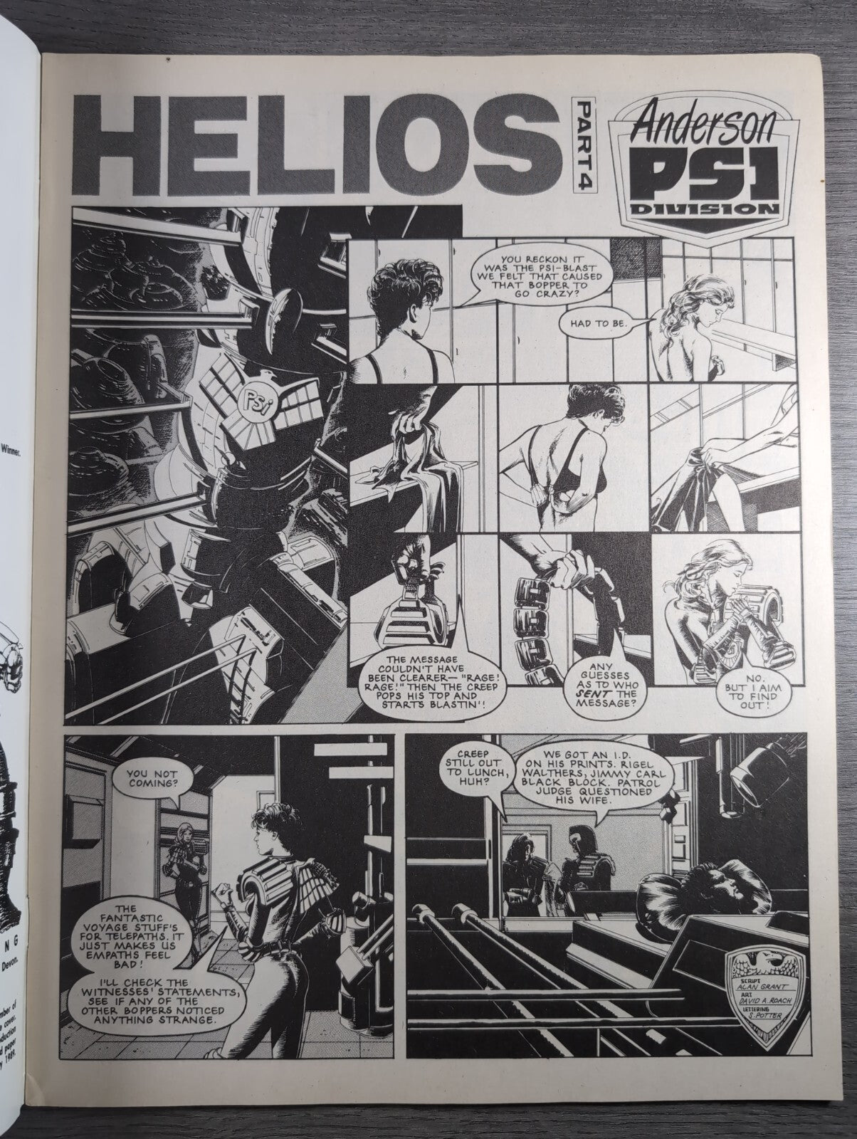 2000AD Prog 617 Featuring Judge Dread Comic 11th March 1989 Vintage Retro Comic