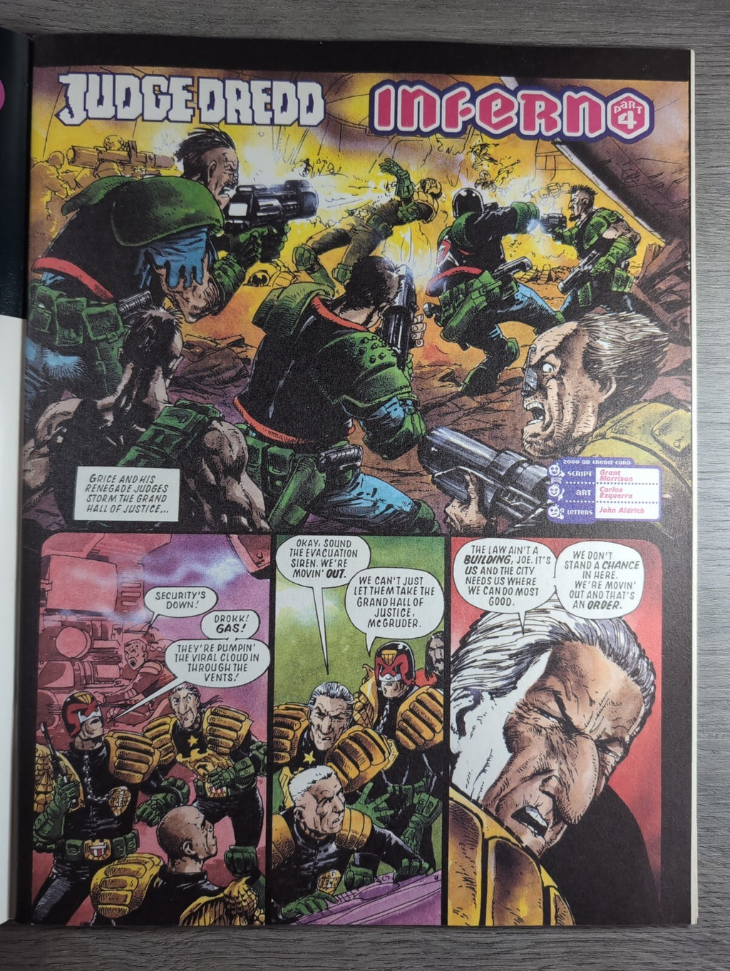 2000AD Prog 845 Featuring Judge Dredd Comic 24th July 1993 Vintage Retro Comic