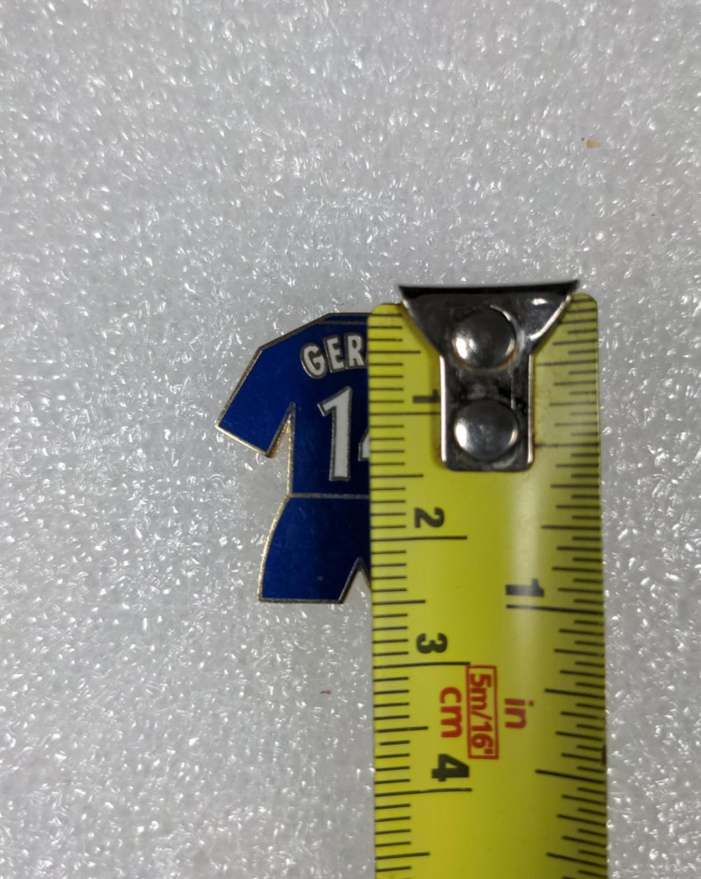 Chelsea Football Club Geremi No14 Shirt Enamel Pin Badge - Retrorama UK