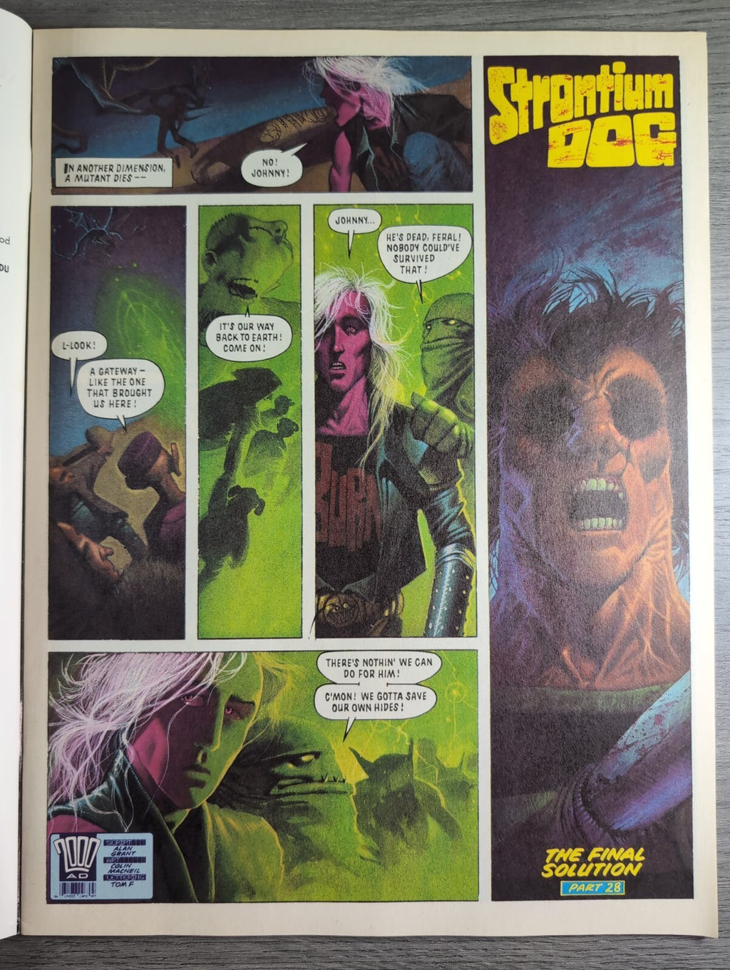 2000AD Prog 687 Featuring Judge Dredd Comic 14th July 1990 Vintage Retro Comic