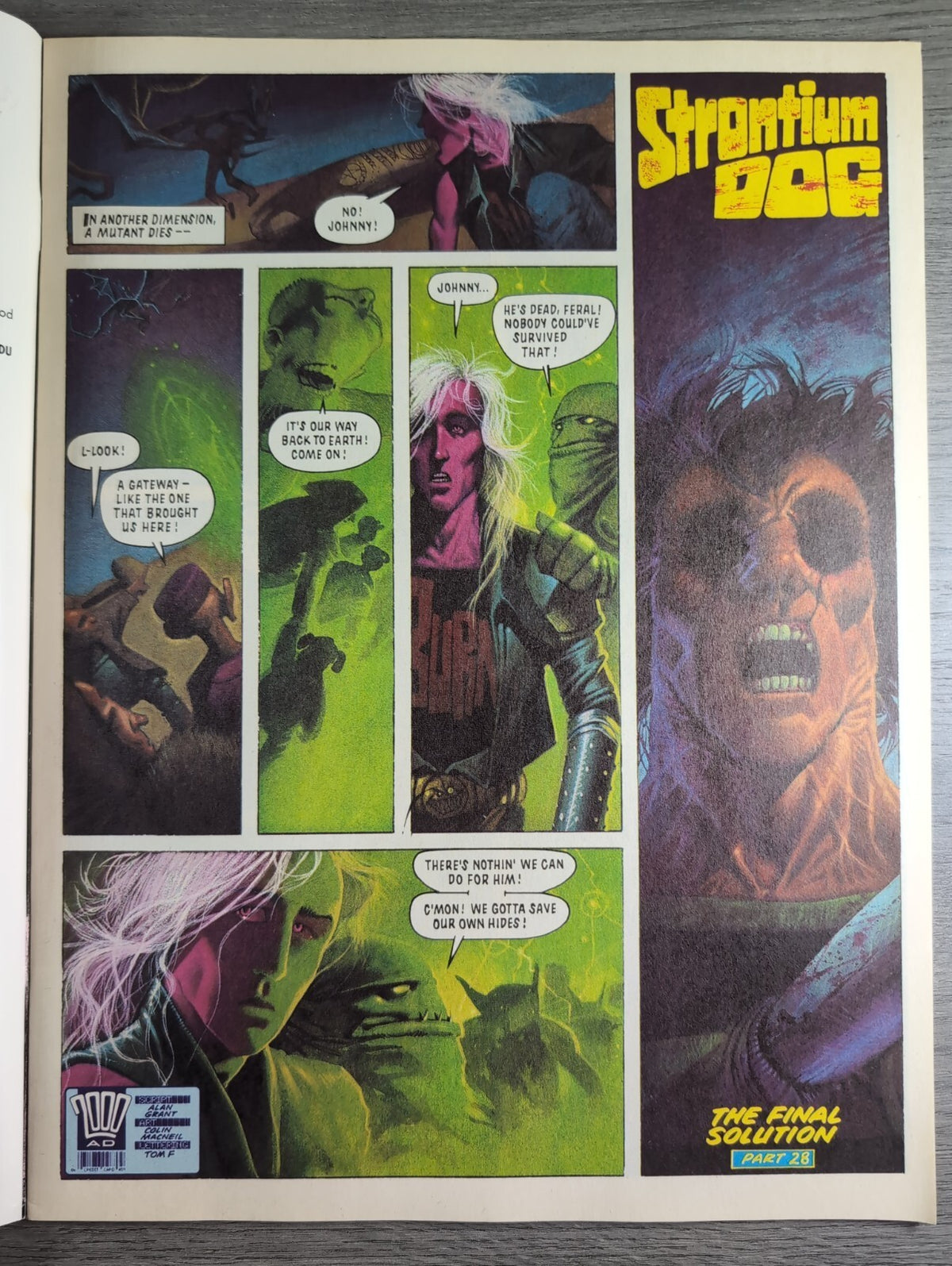 2000AD Prog 687 Featuring Judge Dredd Comic 14th July 1990 Vintage Retro Comic