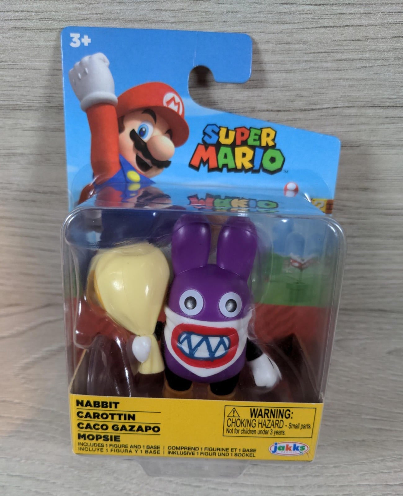 Super Mario Nabbit 7cm Action Figure Jakks Pacific - Factory Sealed Pack