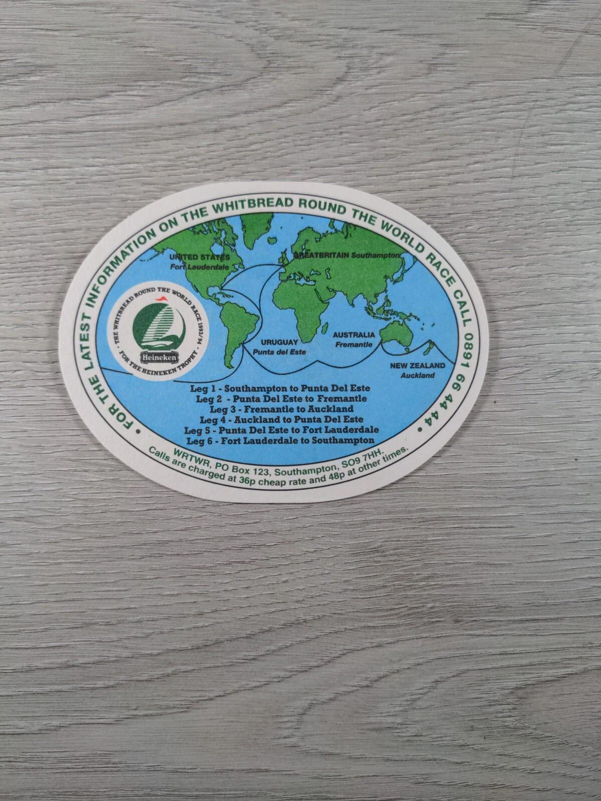 12 x Heineken Beer Mats Home Bar Pub Free Postage - Retrorama UK