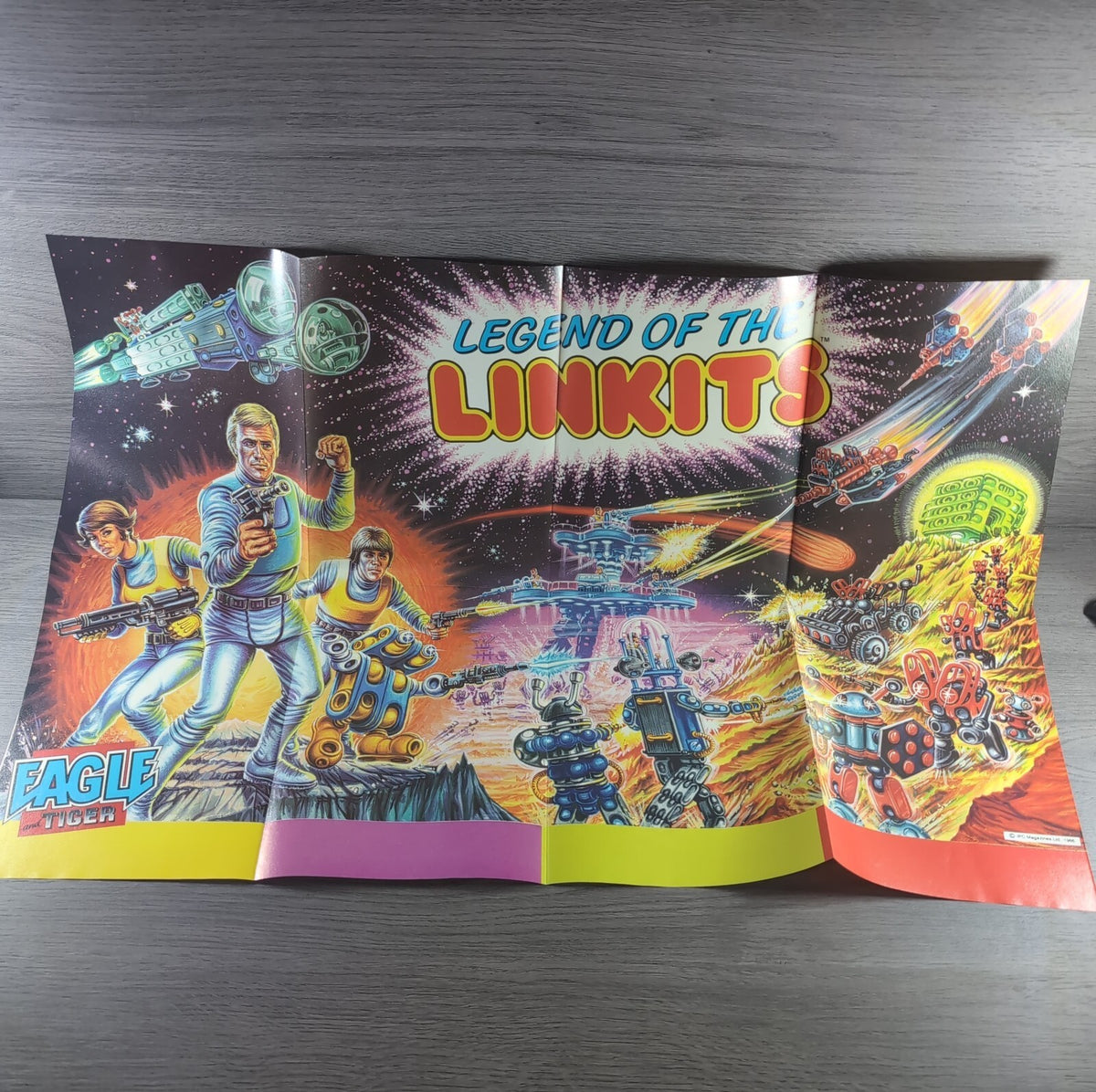 Eagle Comic Issue No. 212 12th April 1988 Includes Poster Vintage Retro UK Comic