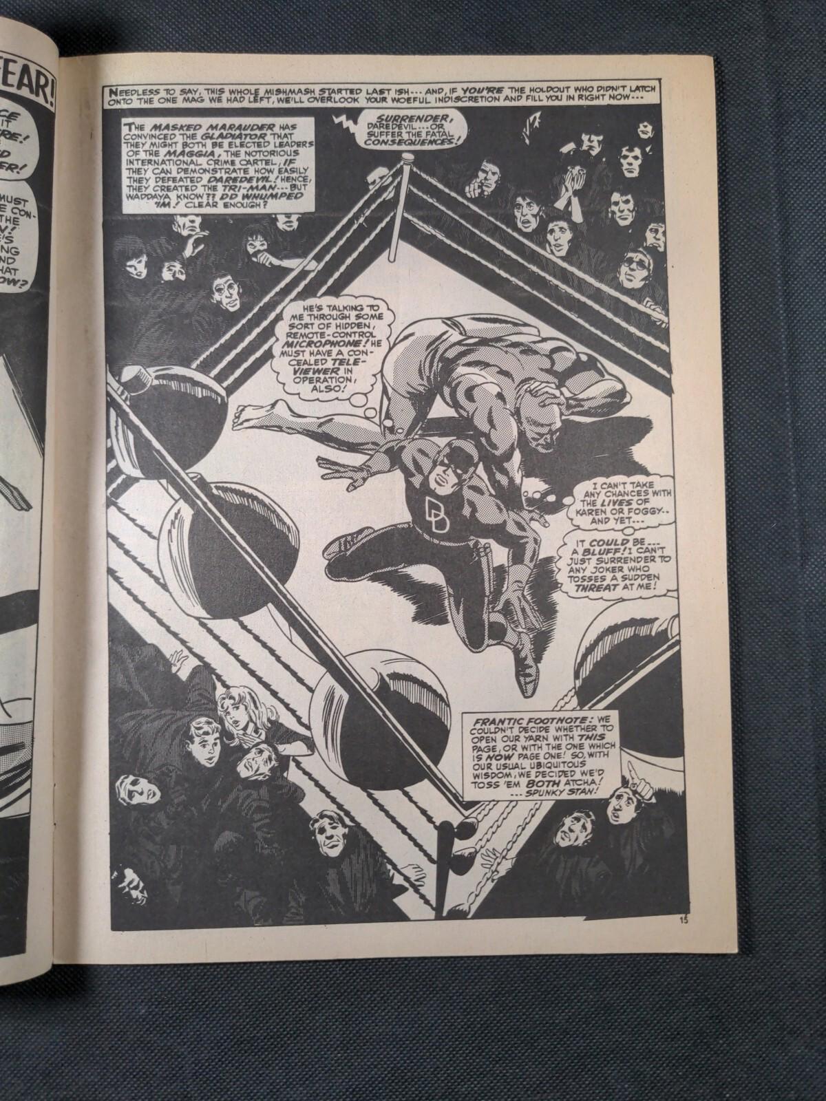 Mighty World of Marvel Comic Issue No 109 November 1974 Marvel UK Vintage Comic