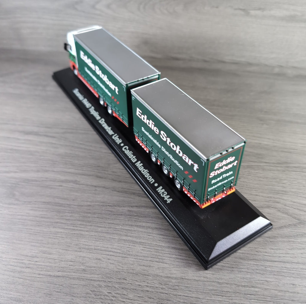 Atlas Editions Eddie Stobart Scania R440 Topline Drawbar Calista Madison M344