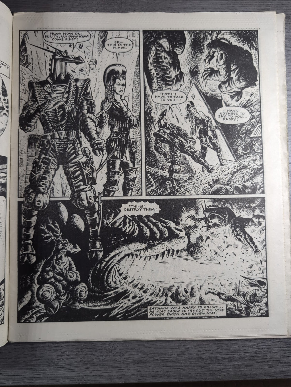 2000AD Prog 438 Featuring Judge Dread Comic 5th Oct 1985 Vintage Retro Comic