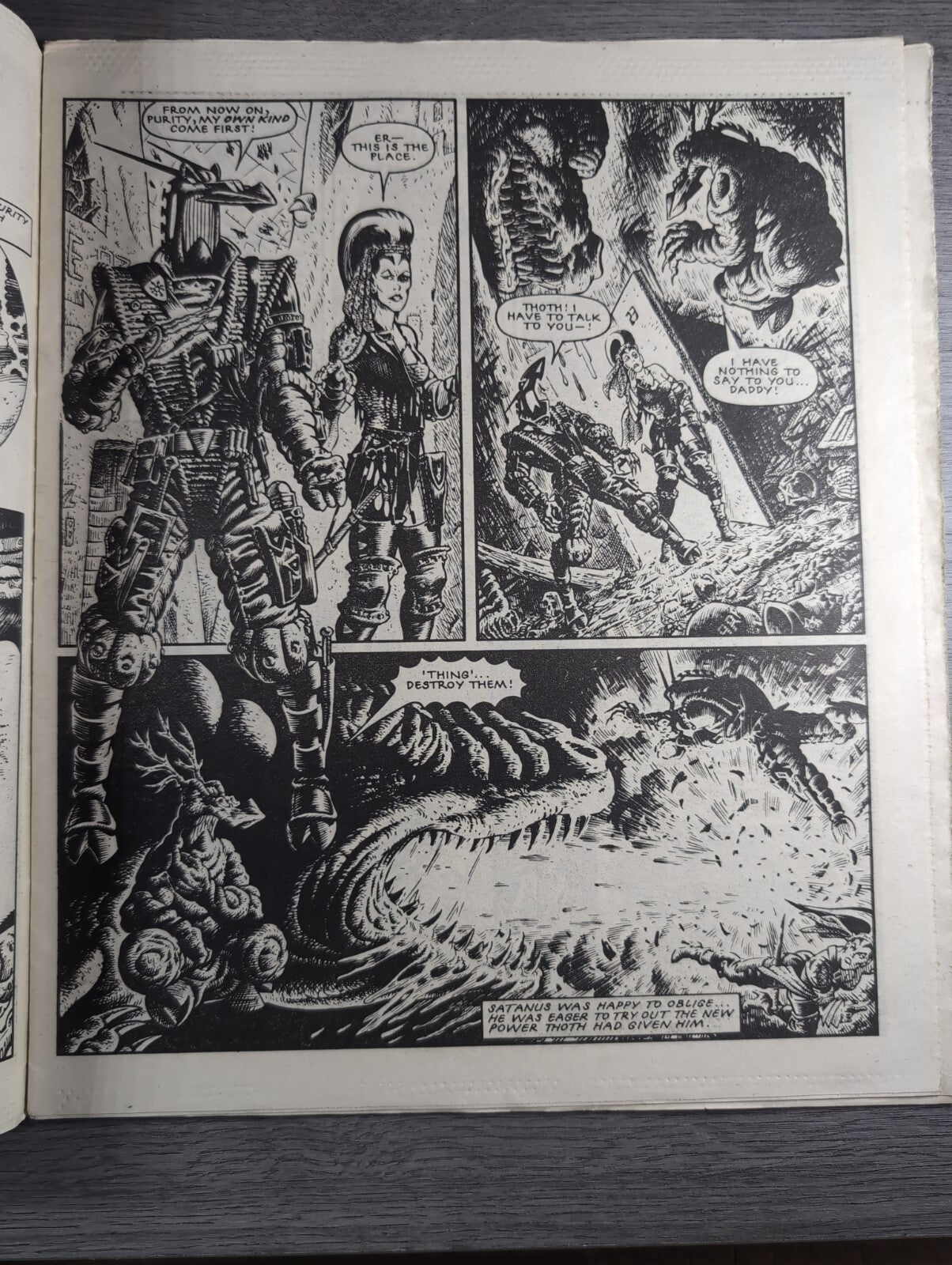 2000AD Prog 438 Featuring Judge Dread Comic 5th Oct 1985 Vintage Retro Comic