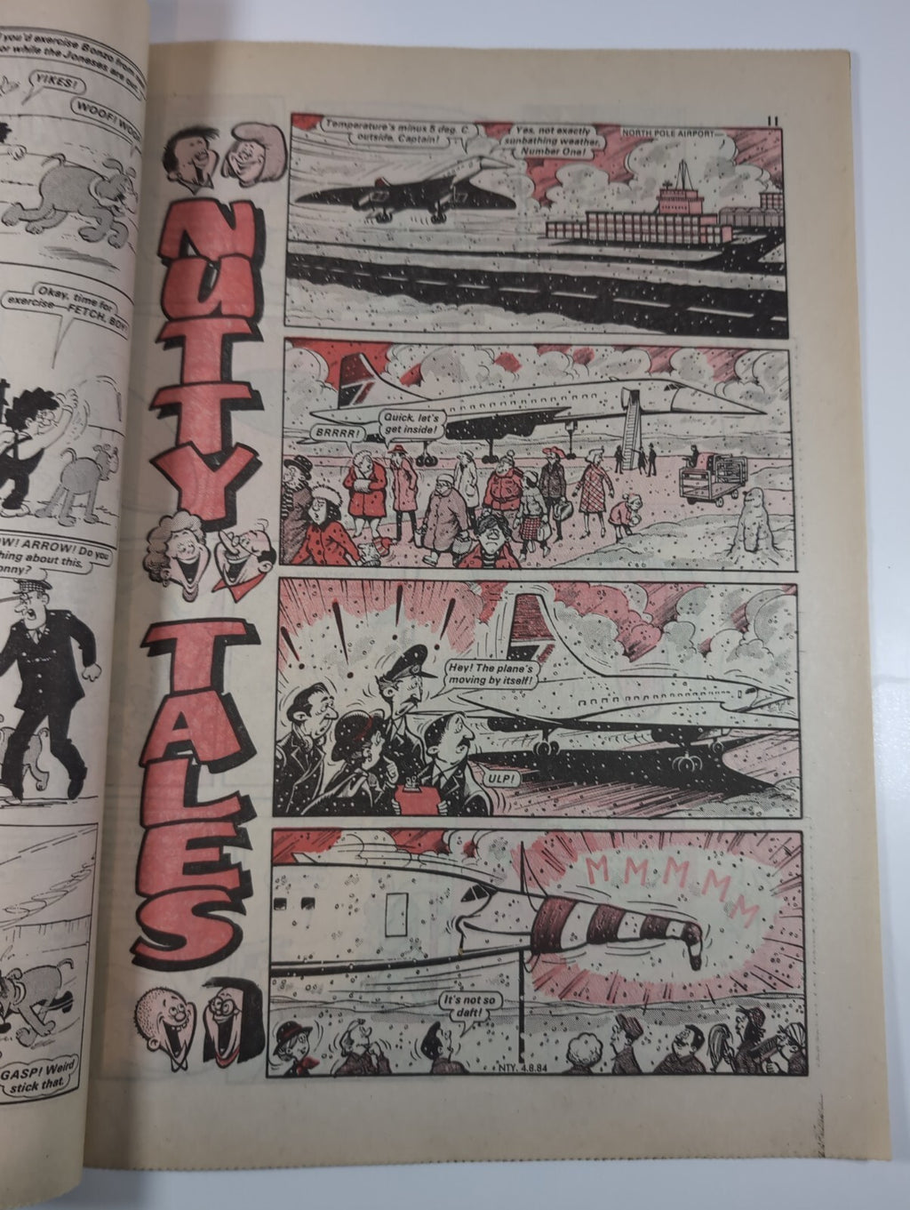 Nutty Comic Featuring Bananaman Issue No. 234 Aug 4th 1984 Vintage Retro Comic