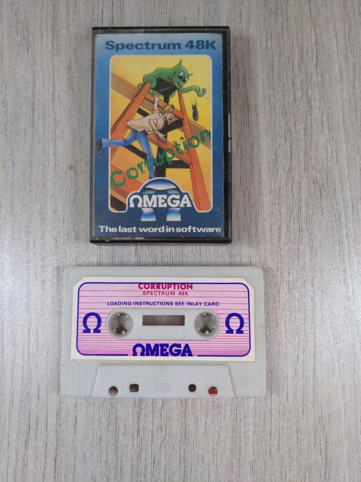 Corruption ZX Spectrum 48K Game Cassette Tested & Working Omega Games