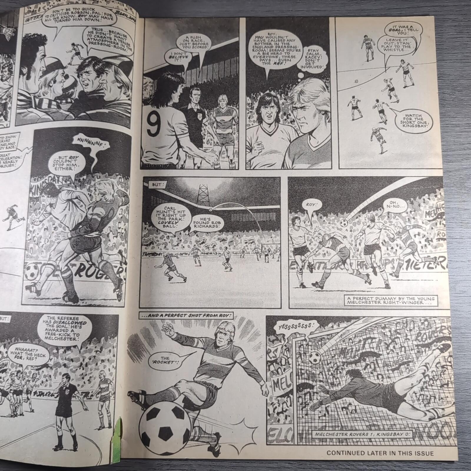 Roy of The Rovers 10th November 1984 Vintage Comic IPC Magazines