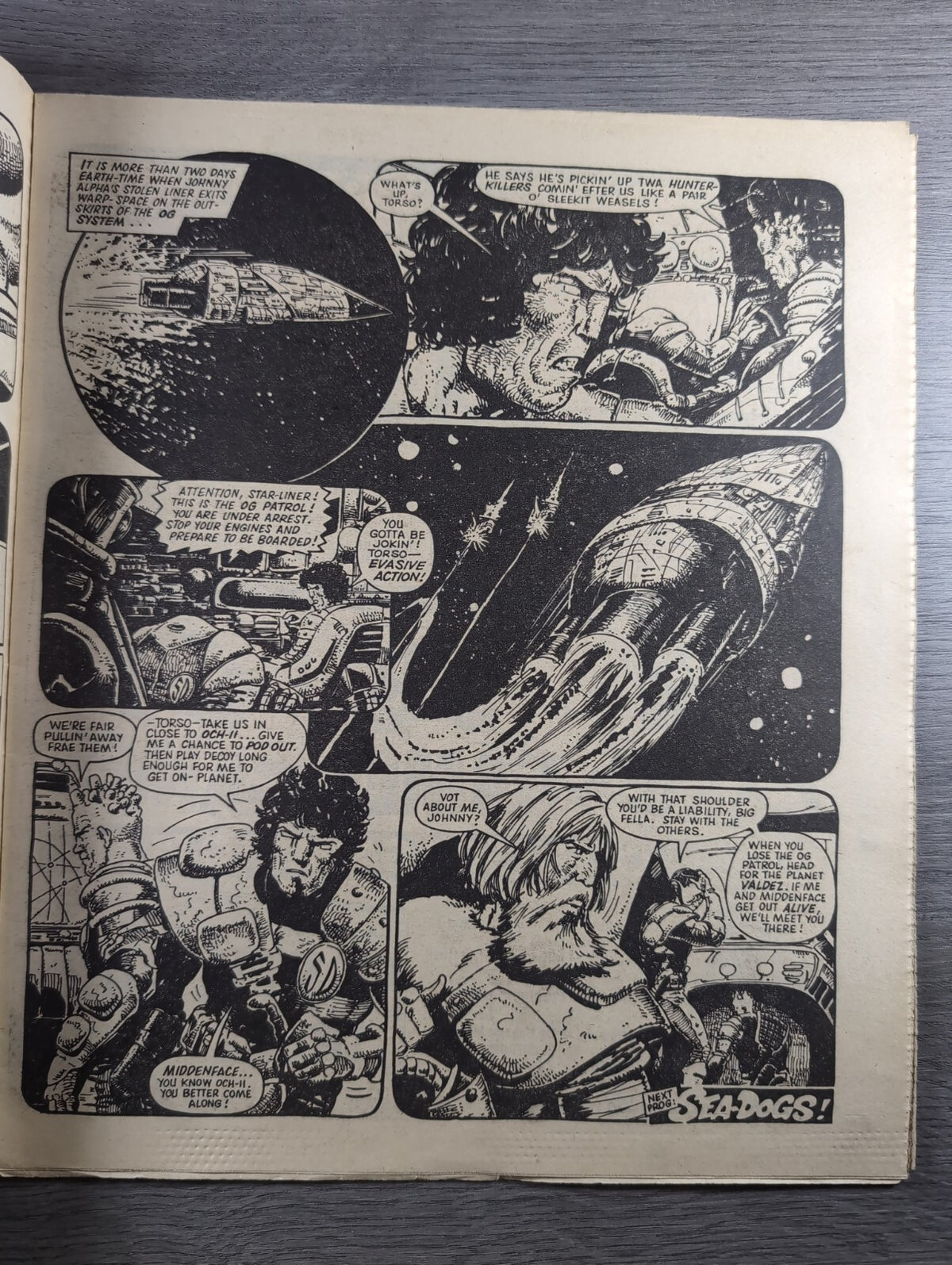 2000AD Prog 375 Featuring Judge Dredd Comic 30th June 1984 Vintage Retro Comic