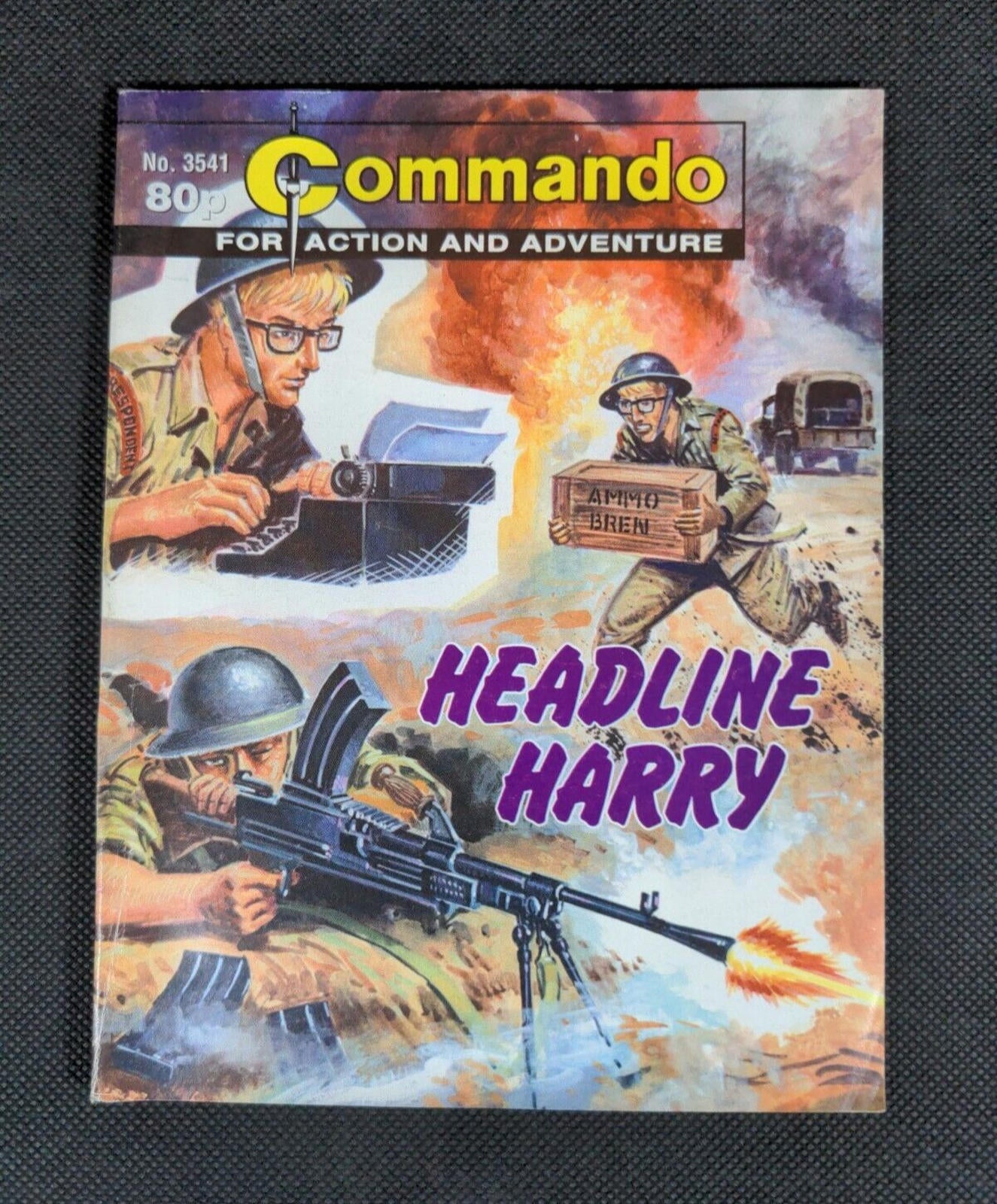 Commando Comic Issue Number 3541 Headline Harry - Retrorama UK
