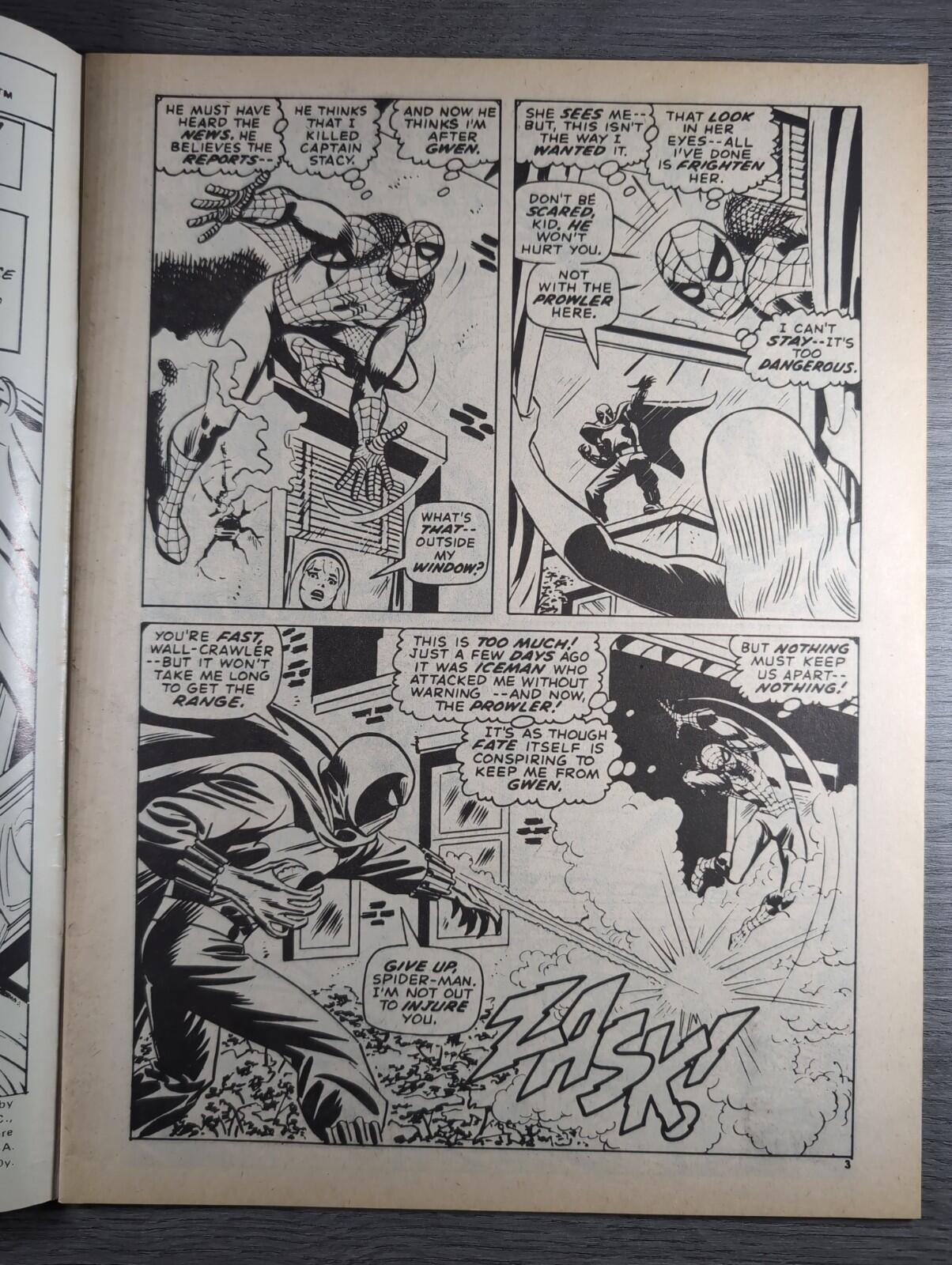 Spider-Man Comics Weekly No 124 Marvel Comics UK 28th June 1975 Vintage Comic