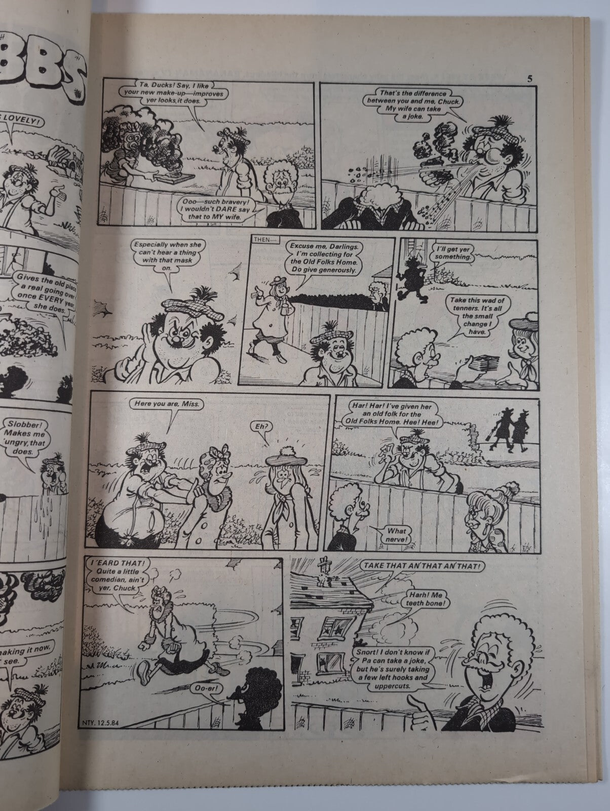 Nutty Comic Featuring Bananaman Issue No. 222 12th May 1984 Vintage Retro Comic