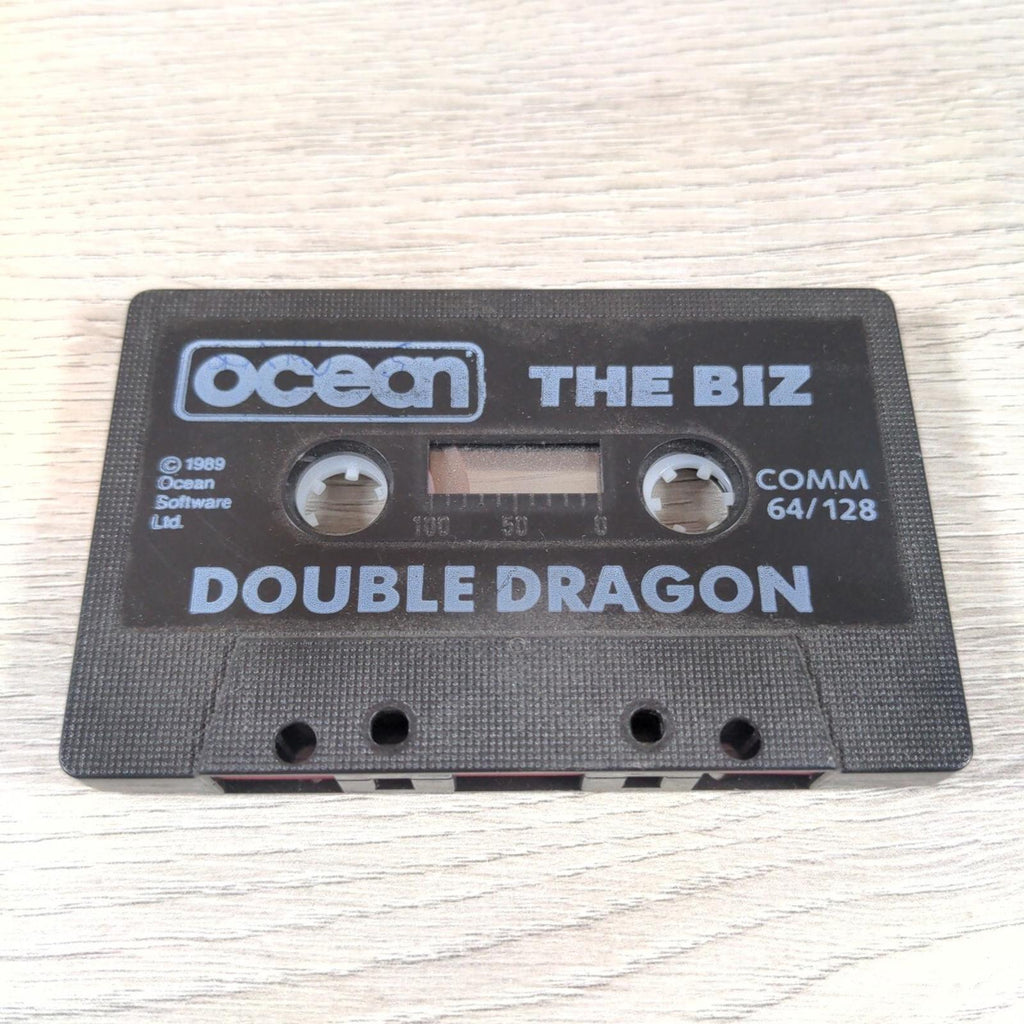 Double Dragon Commodore 64 C64 Video Game Cassette Only Tested & Working