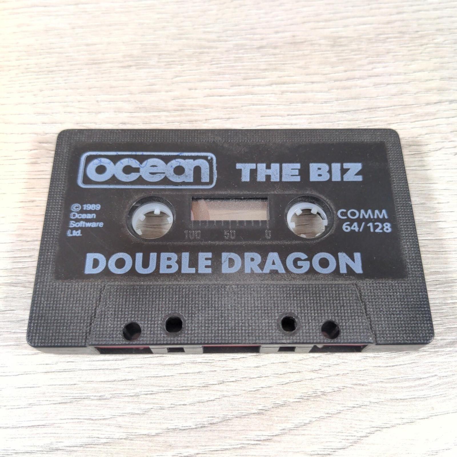 Double Dragon Commodore 64 C64 Video Game Cassette Only Tested & Working