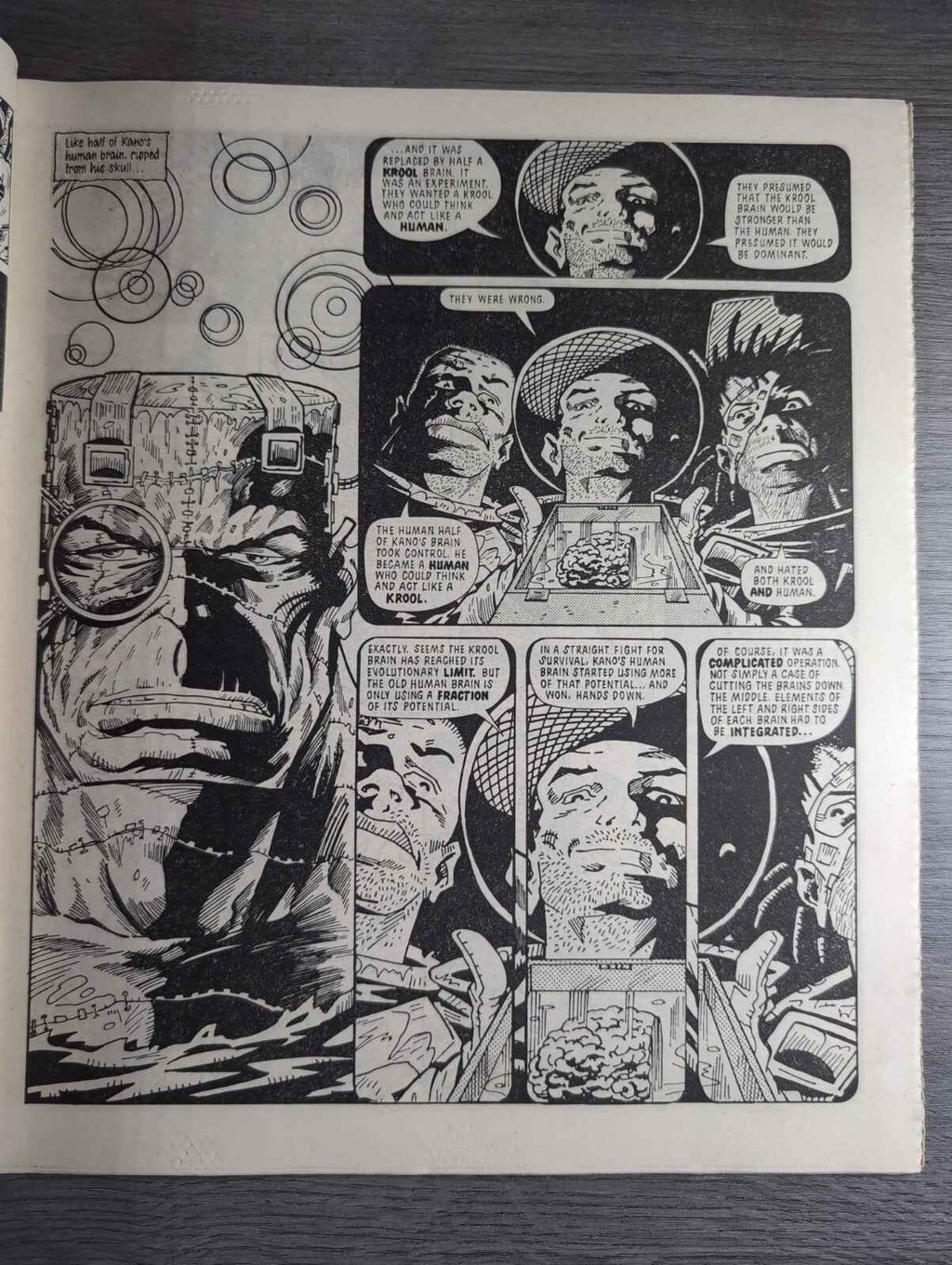 2000AD Prog 519 Featuring Judge Dread Comic 25th April 1987 Vintage Retro Comic